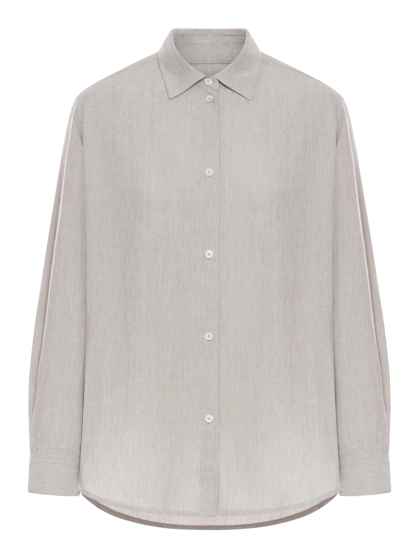 Totême Oversized Wool Mix Shirt