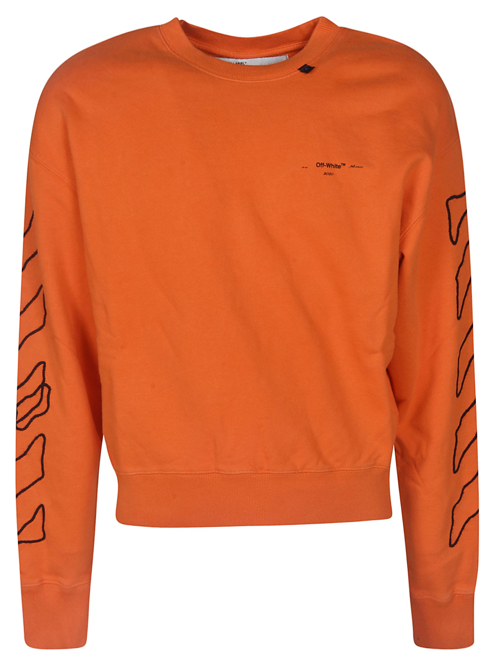 off white orange sweatshirt