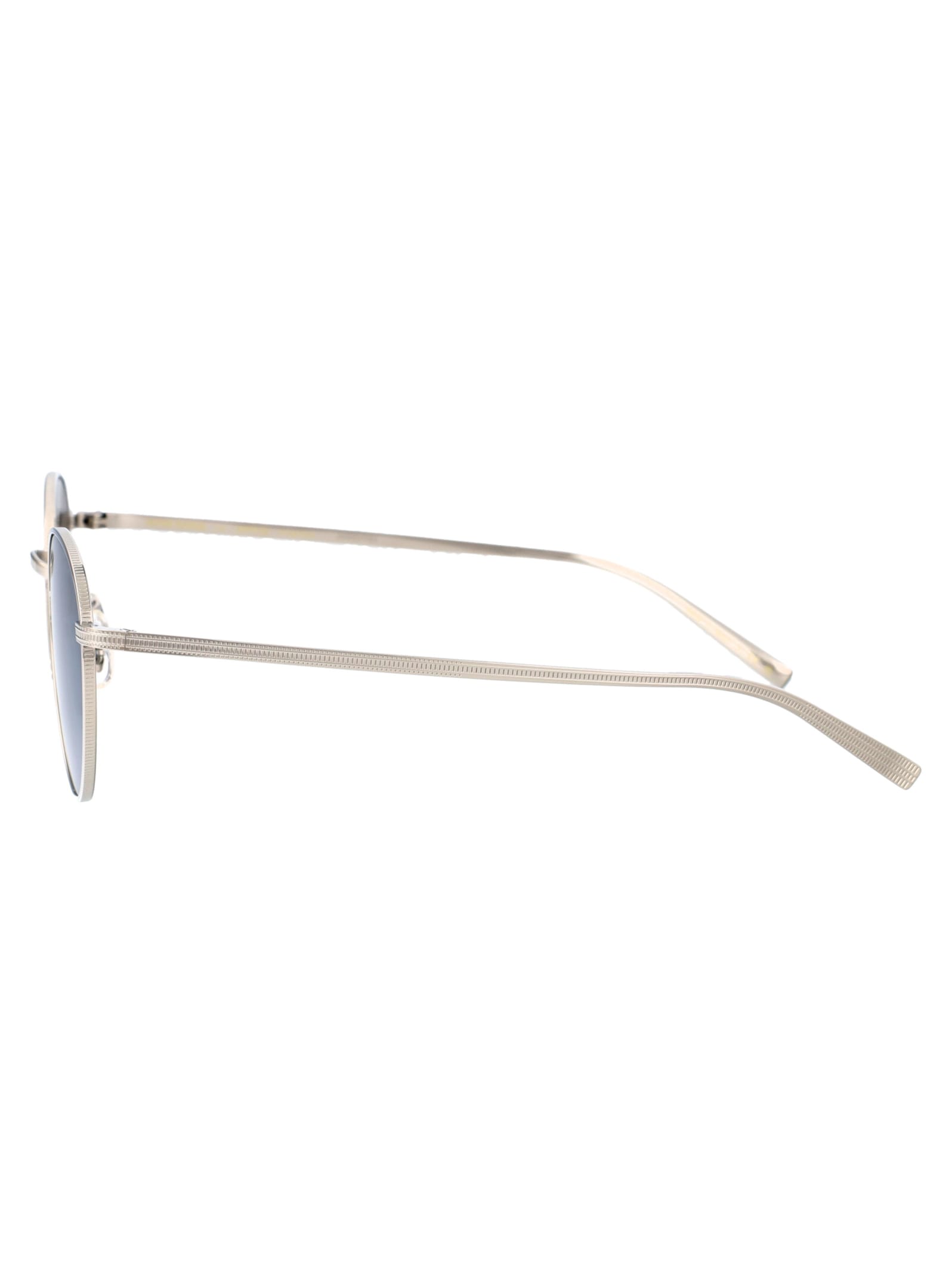 Shop Oliver Peoples Rhydian Sunglasses In 5036w5 Silver