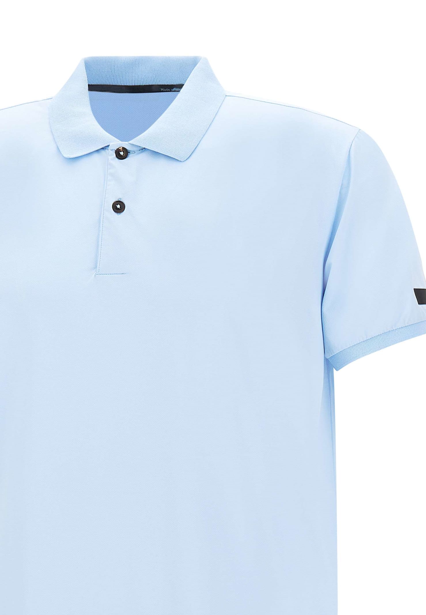 Shop Rrd - Roberto Ricci Design Gdy Cotton Oxford Polo Shirt In Blue