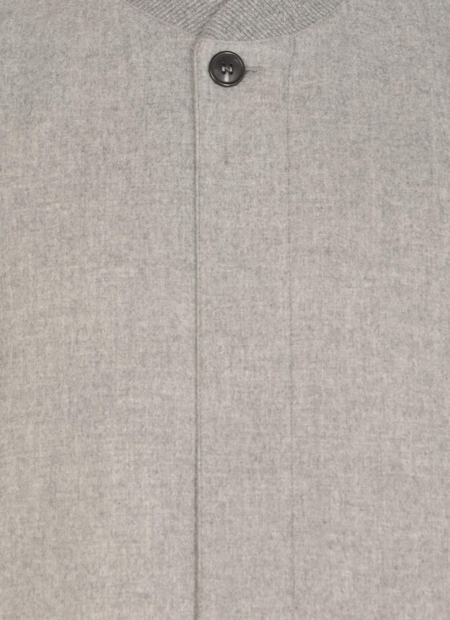 Shop Zegna Cashmere Jacket In Grey