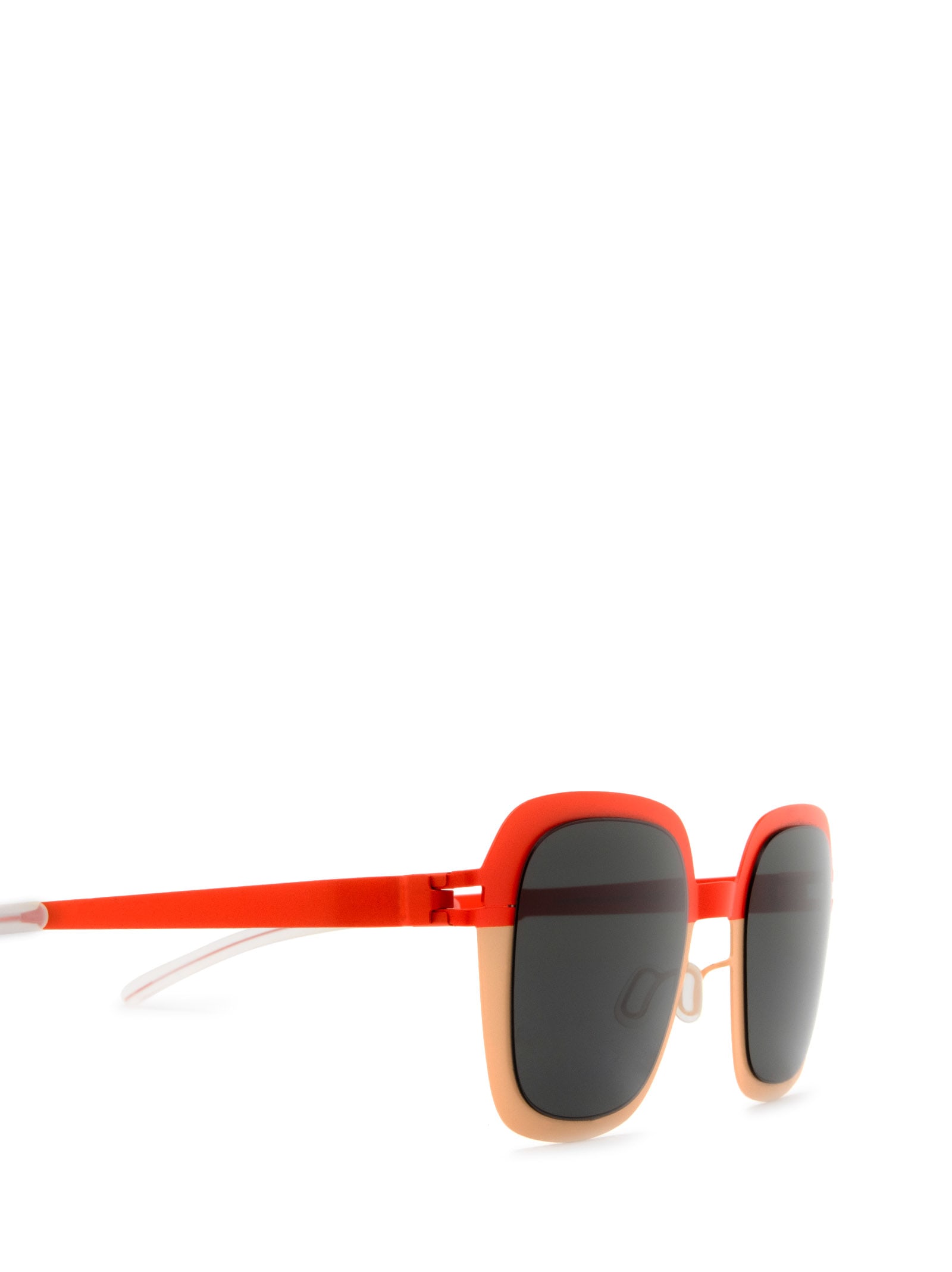 Shop Mykita Paloma Sun Poppy Red/safrane Sunglasses