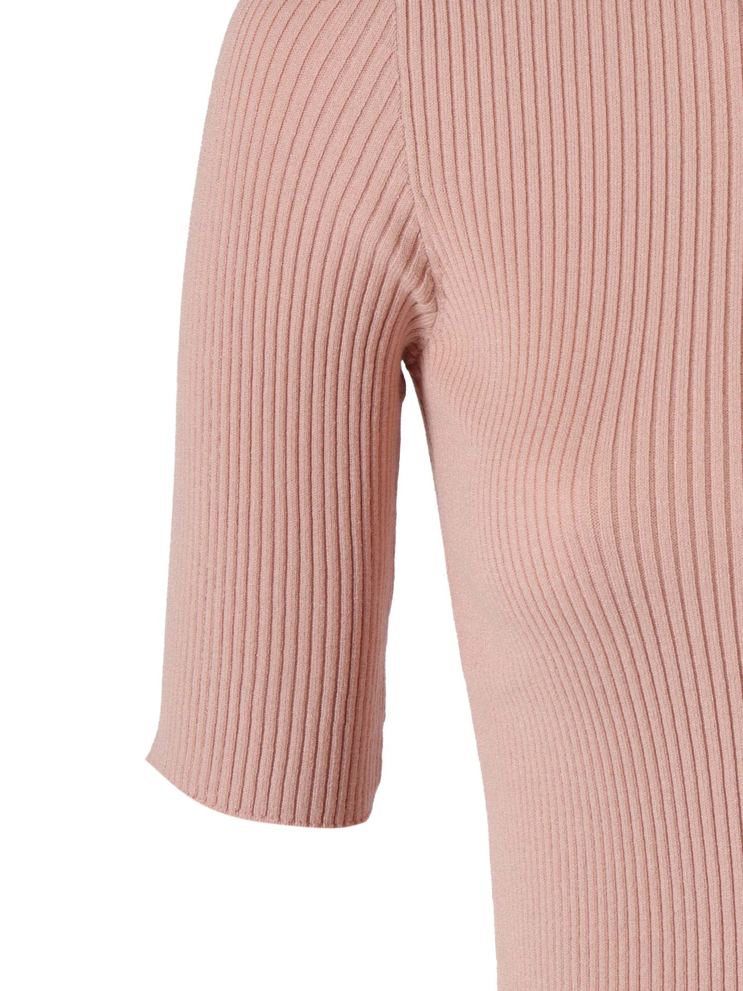 Weekend Max Mara Waser Ribbed T-shirt In Pink