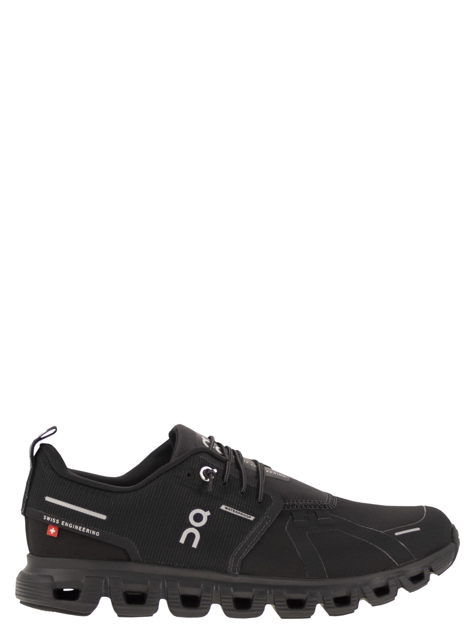 On Cloudrock Low Waterproof Sneakers In Black
