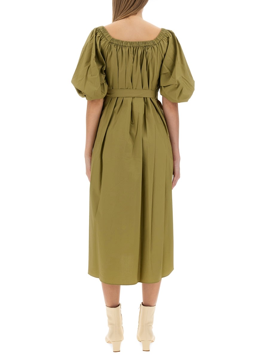 Shop Staud Reese Dress In Brown