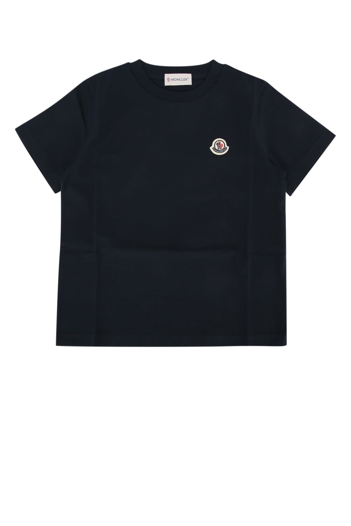 Moncler Kids Ss T-shirt Tripack In Black