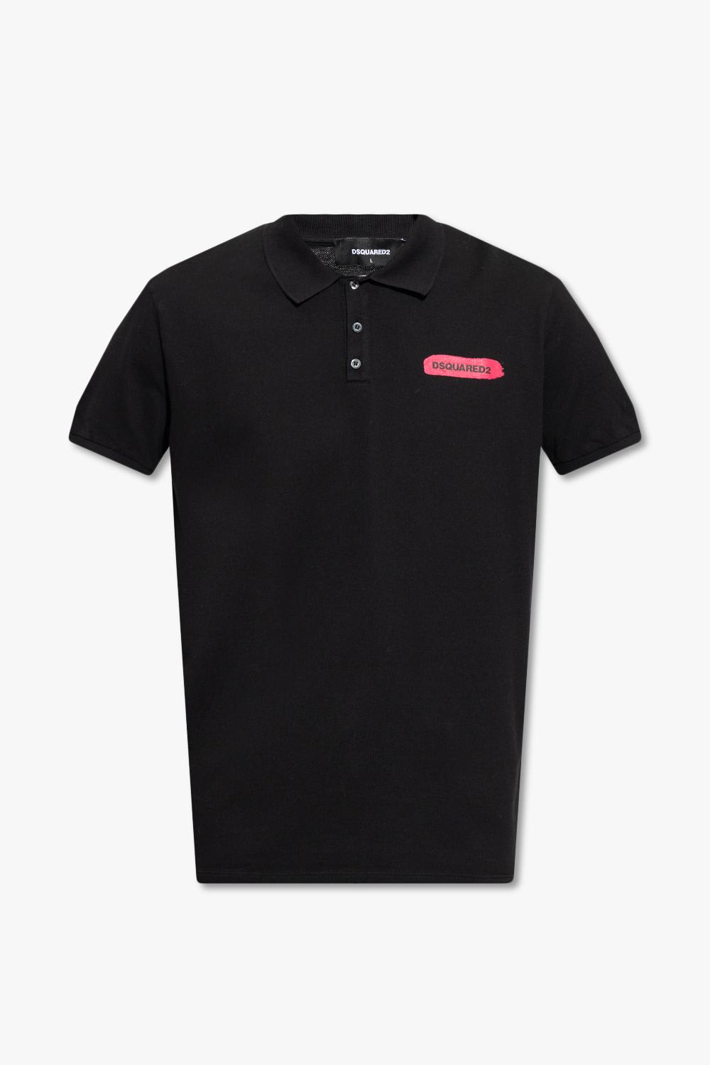 Dsquared2 D2 Tennis Logo Printed Polo Shirt