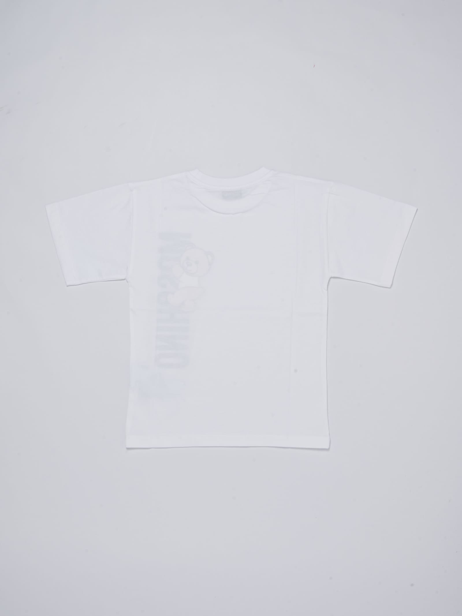 Shop Moschino T-shirt T-shirt In Bianco Ottico