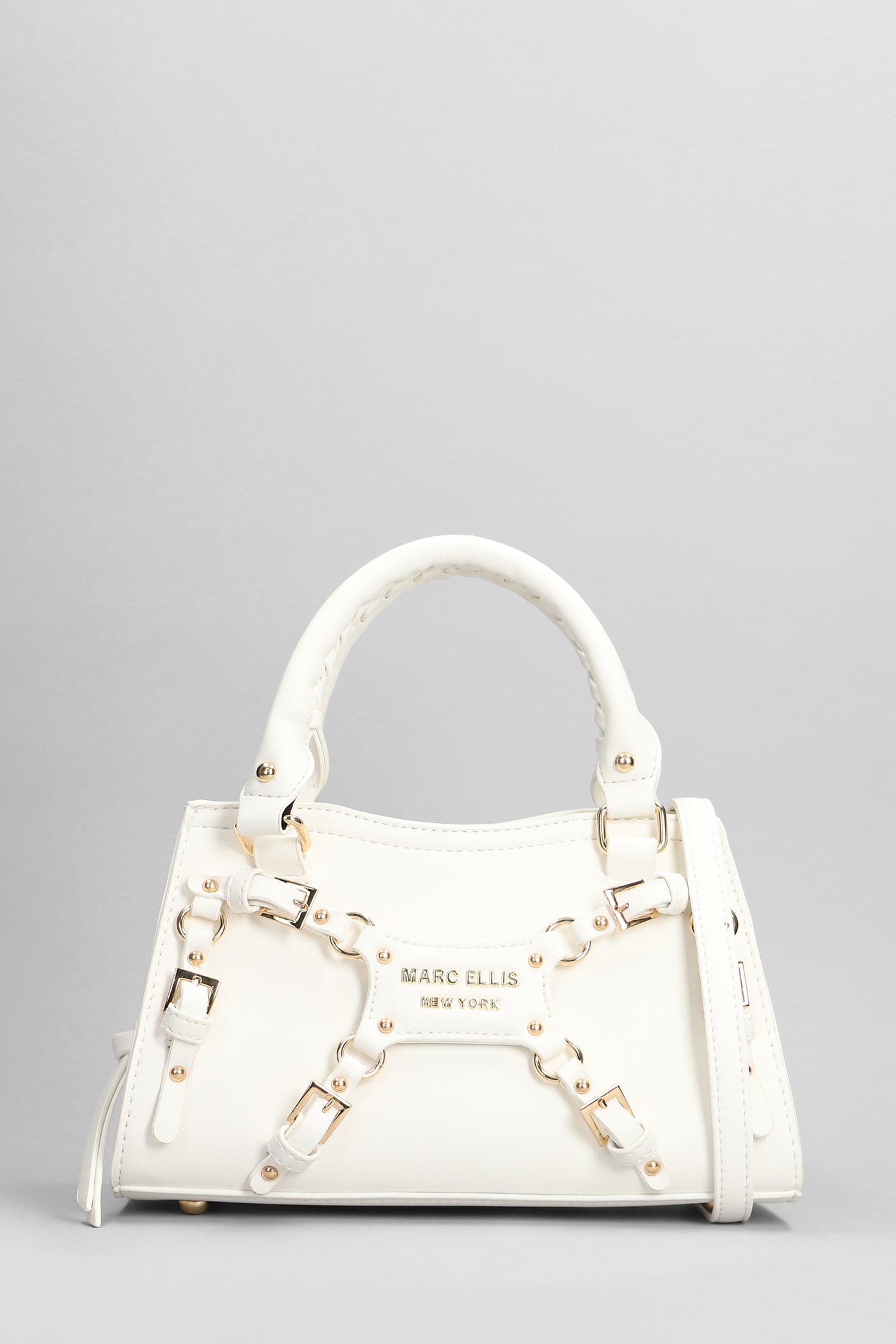 Shop Marc Ellis Rihanna S Shoulder Bag In White Leather