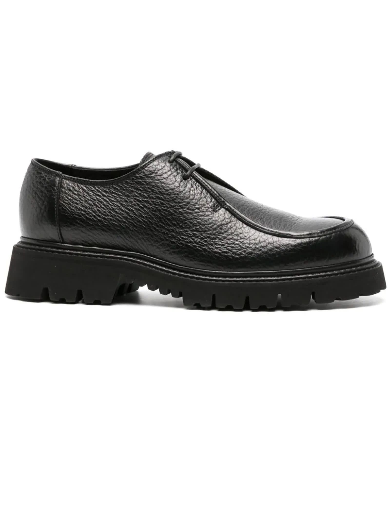 Shop Doucal's Doucals Flat Shoes Black