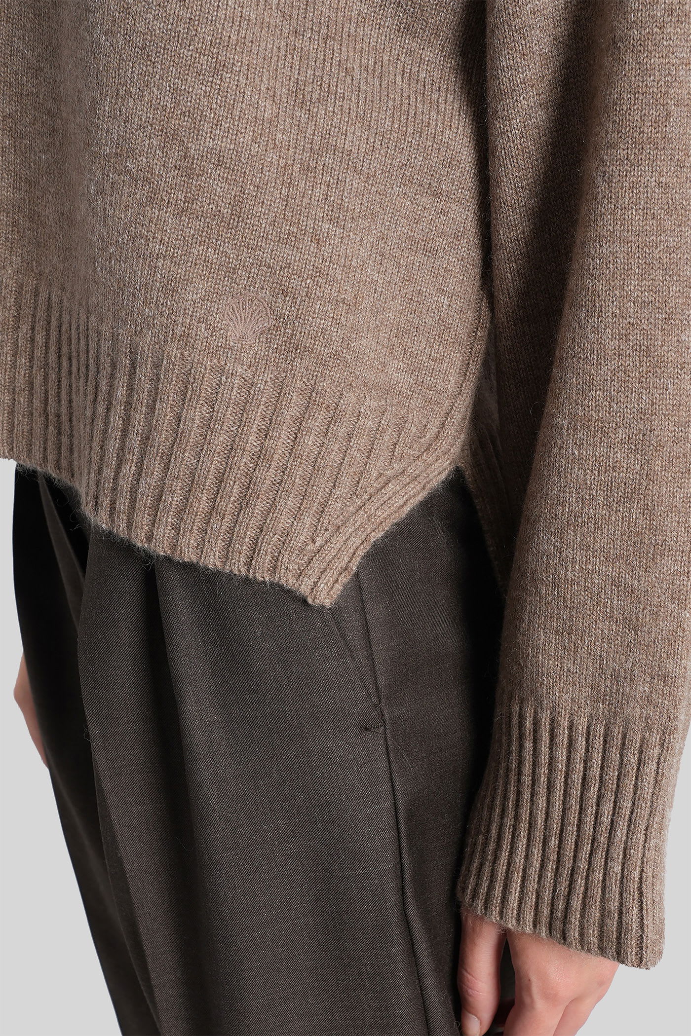 Loulou Studio Kaia Lds Cardigan In Taupe Cashmere In Brown