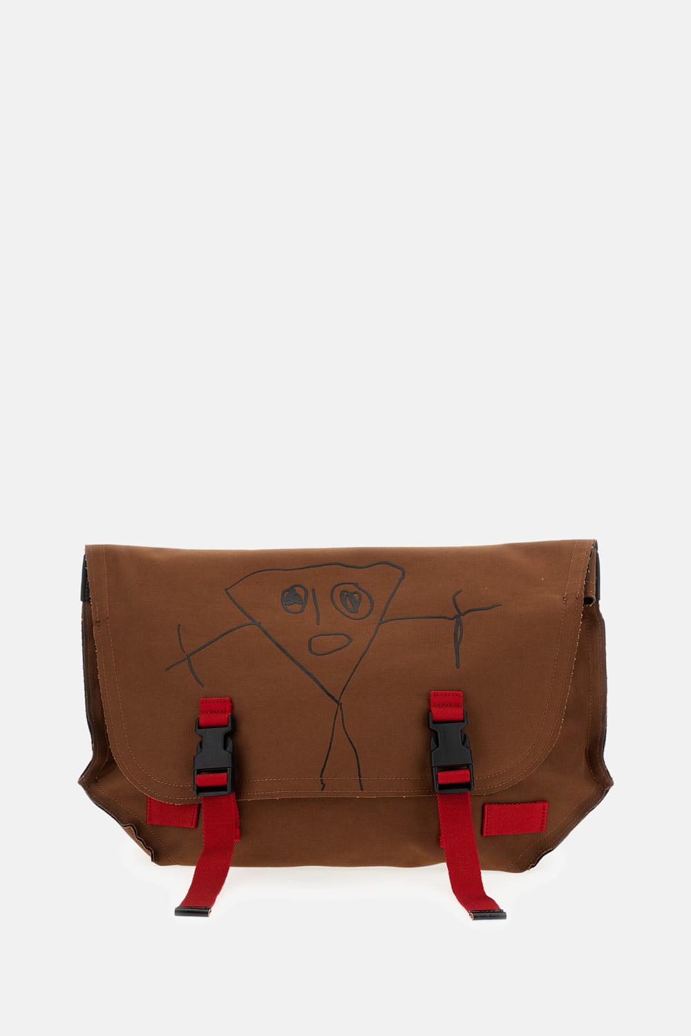 Plan C Pili E Bianca Medium Shopper Bag In Brown