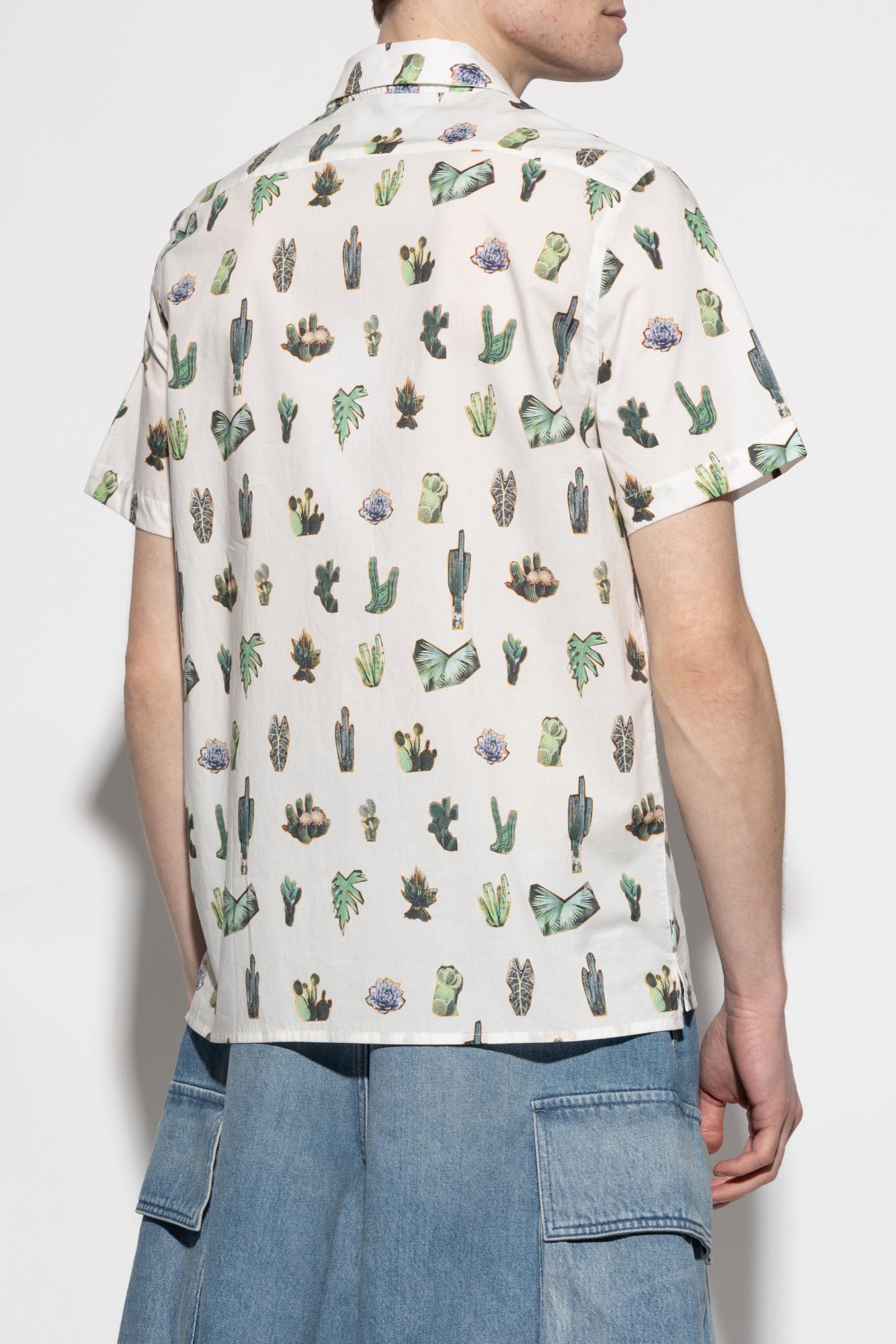 Shop Paul Smith Ps Short Sleeve Shirt In White