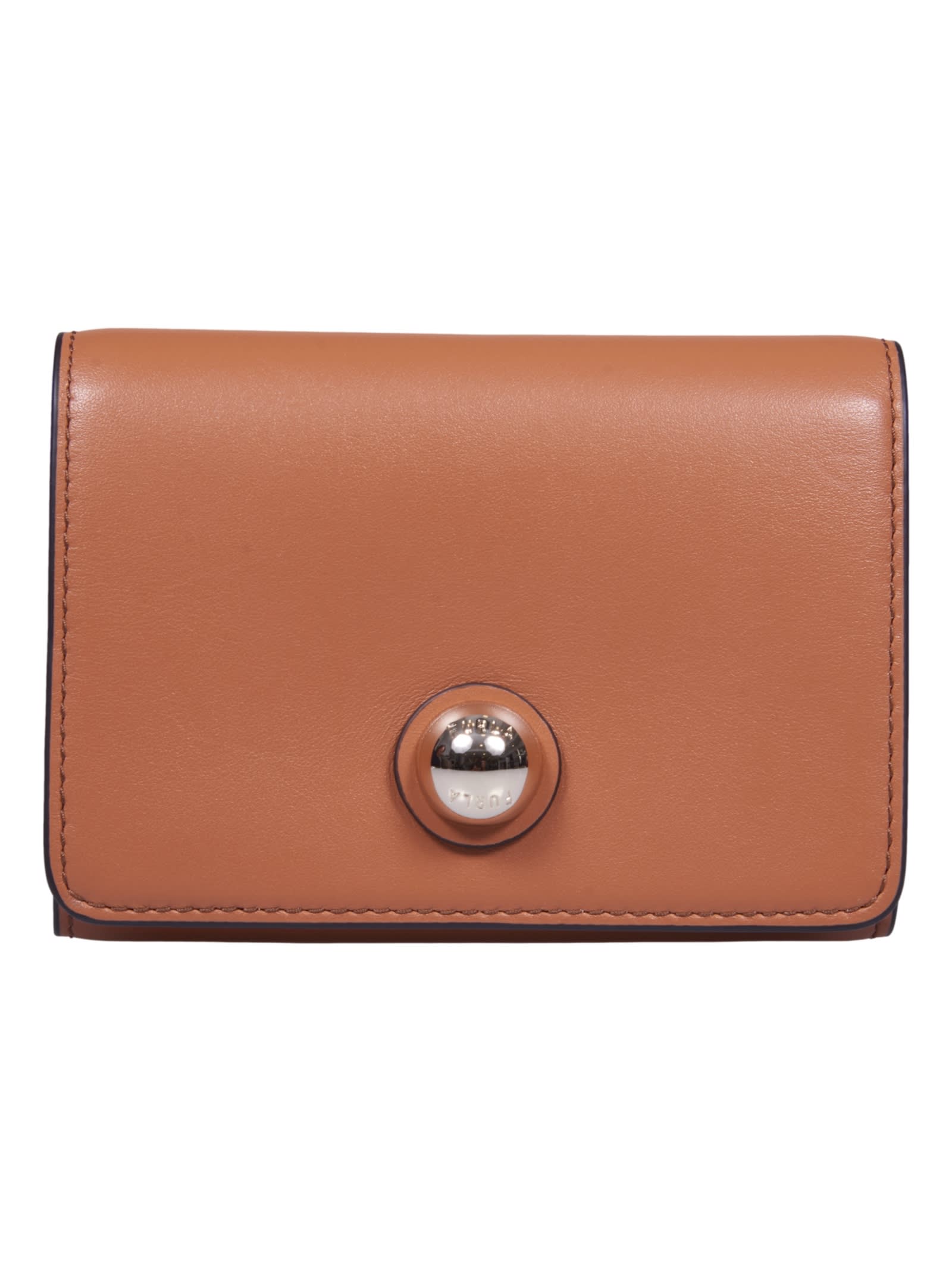 Shop Furla Sfera Wallet In Brandy