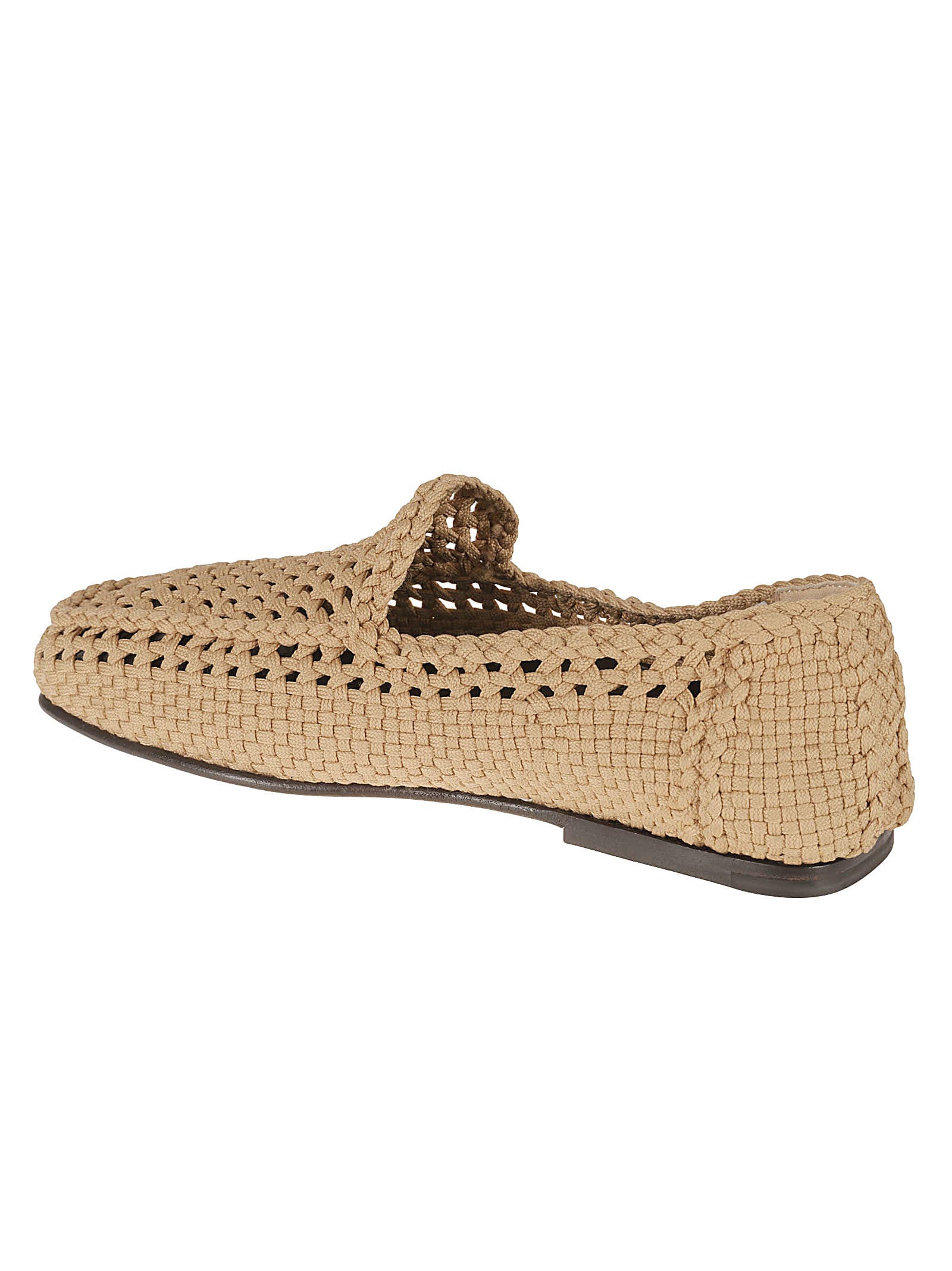 Shop Dolce & Gabbana Crochet Loafers In Ecru