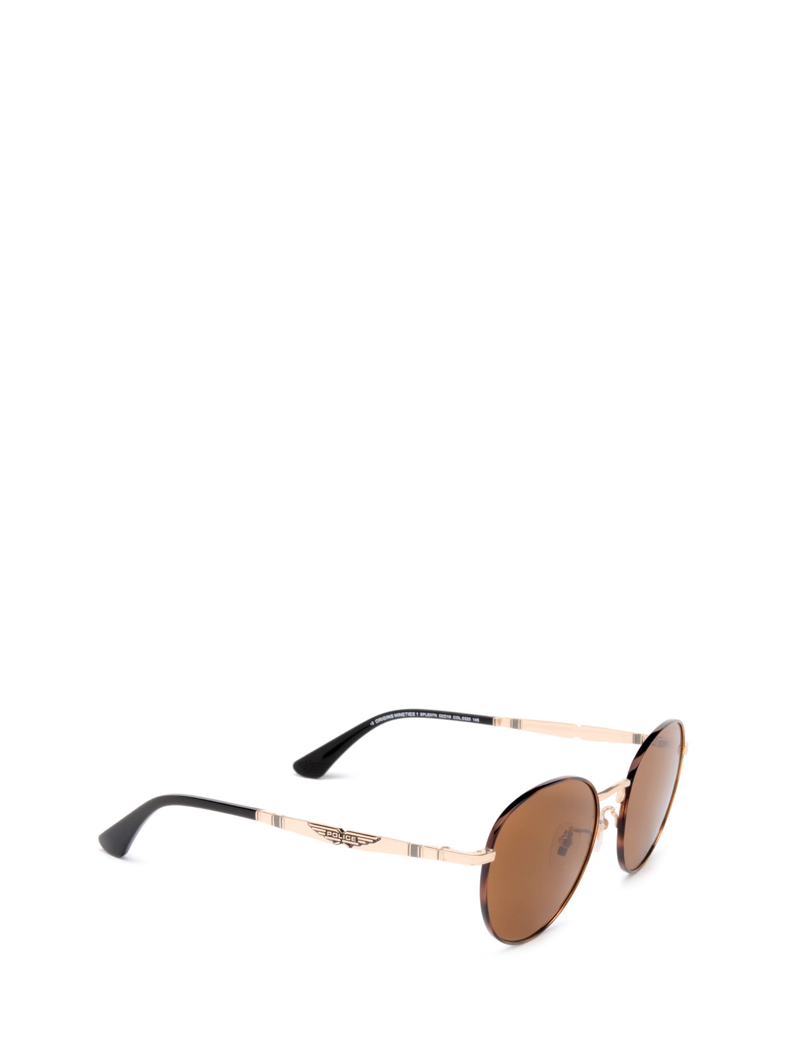 Police Sple07n Rose Gold Havana Sunglasses サングラス-