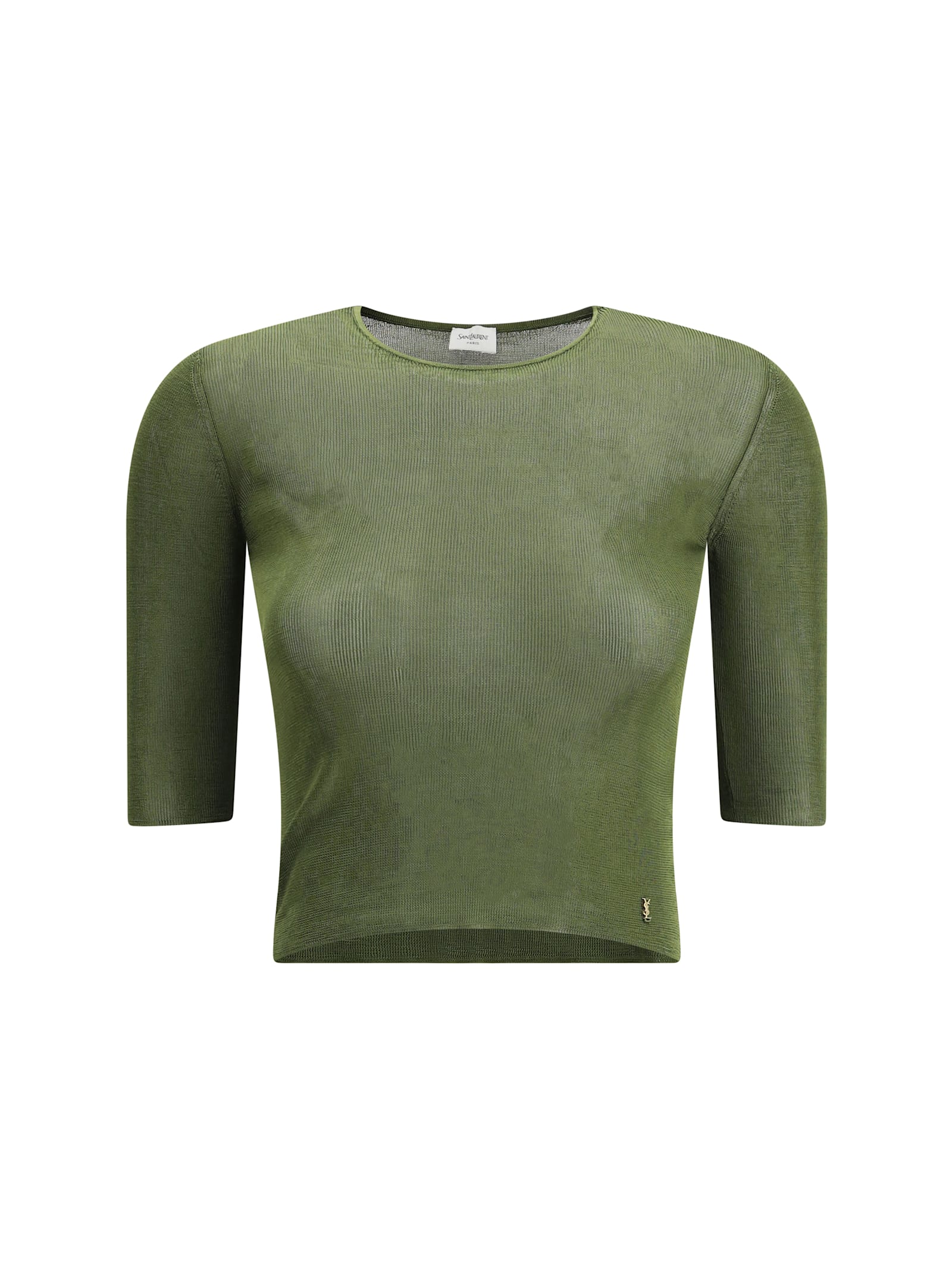 Shop Saint Laurent Short-sleeved Top
