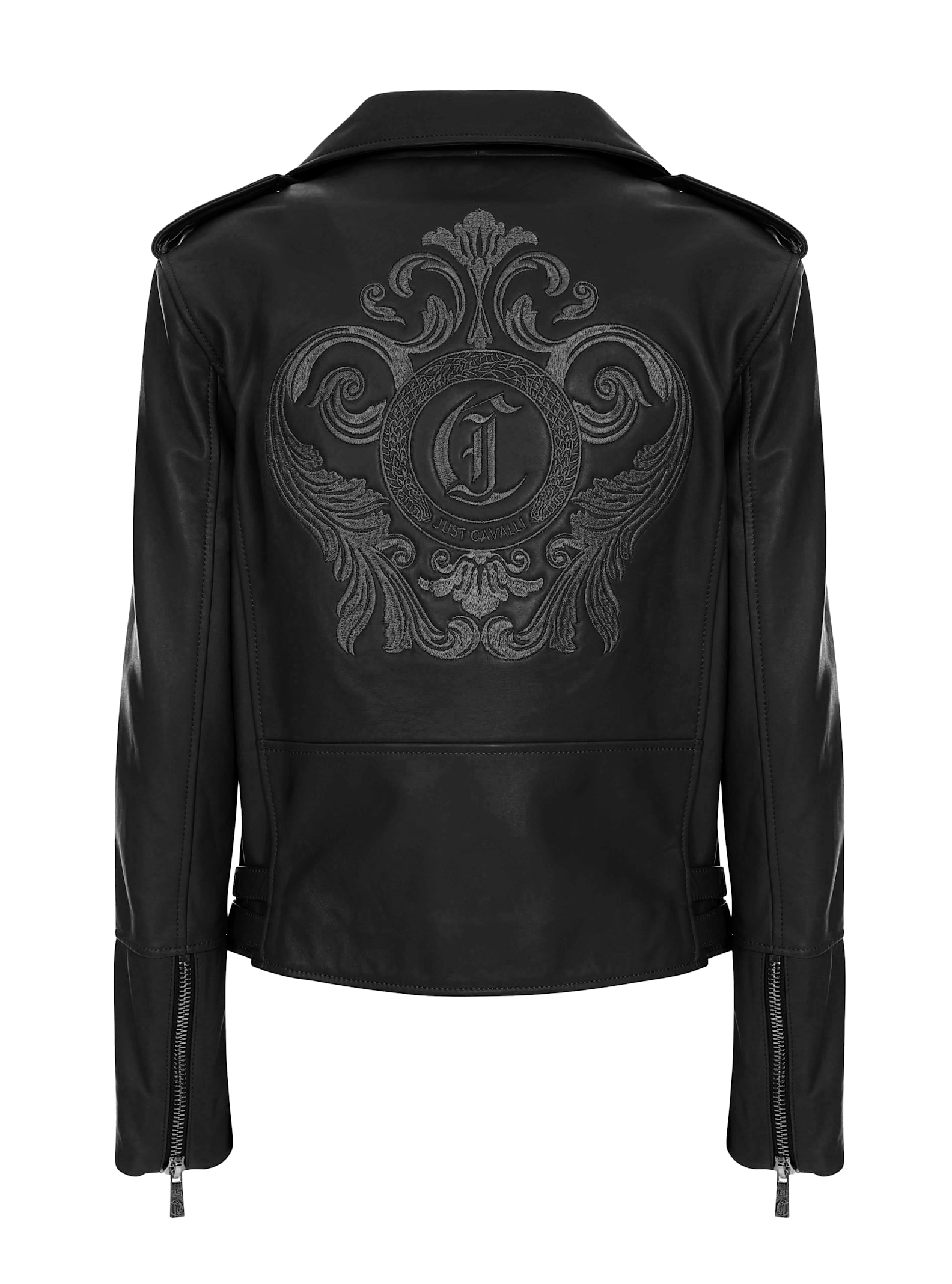 JUST CAVALLI JUST CAVALLI LEATHER JACKET 