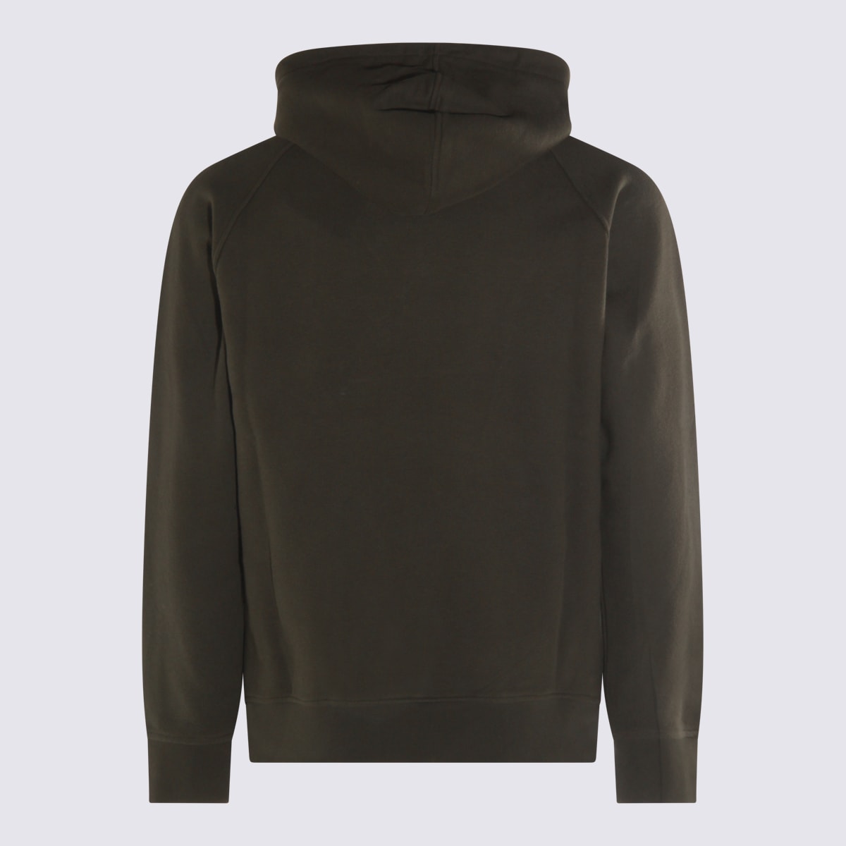 K-way Green Cotton Alban Heavy Fleece Sweatshirt In Brown
