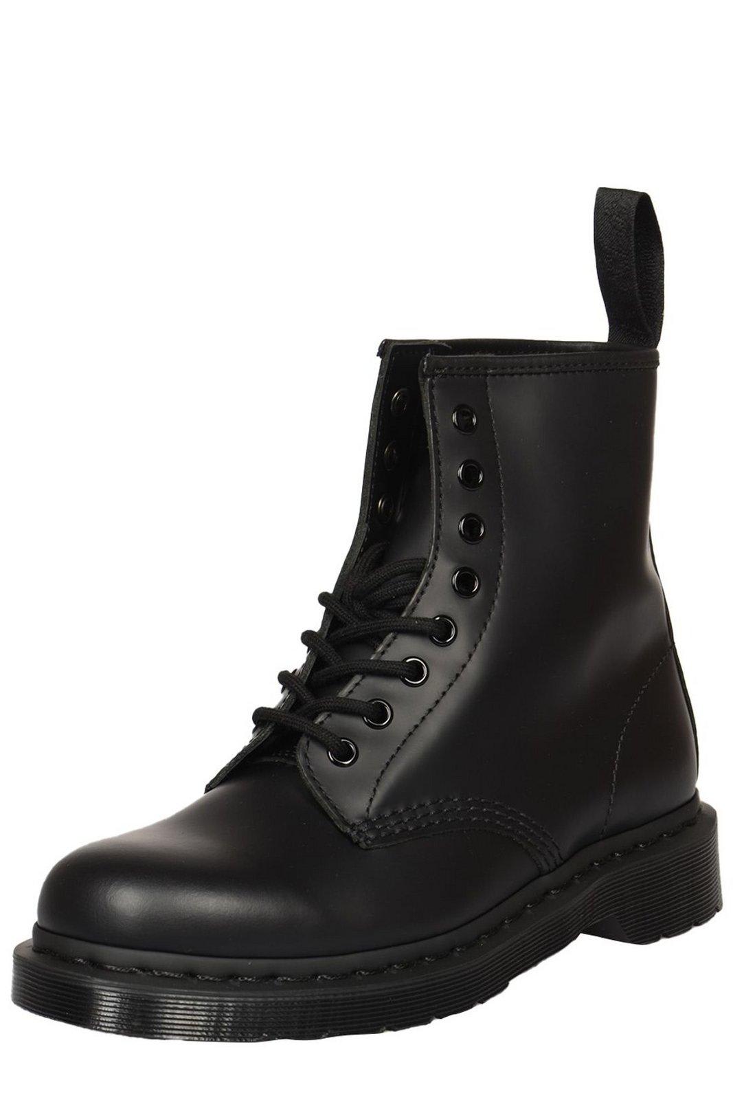 DR. MARTENS' 1460 ROUND TOE LACE-UP BOOTS 