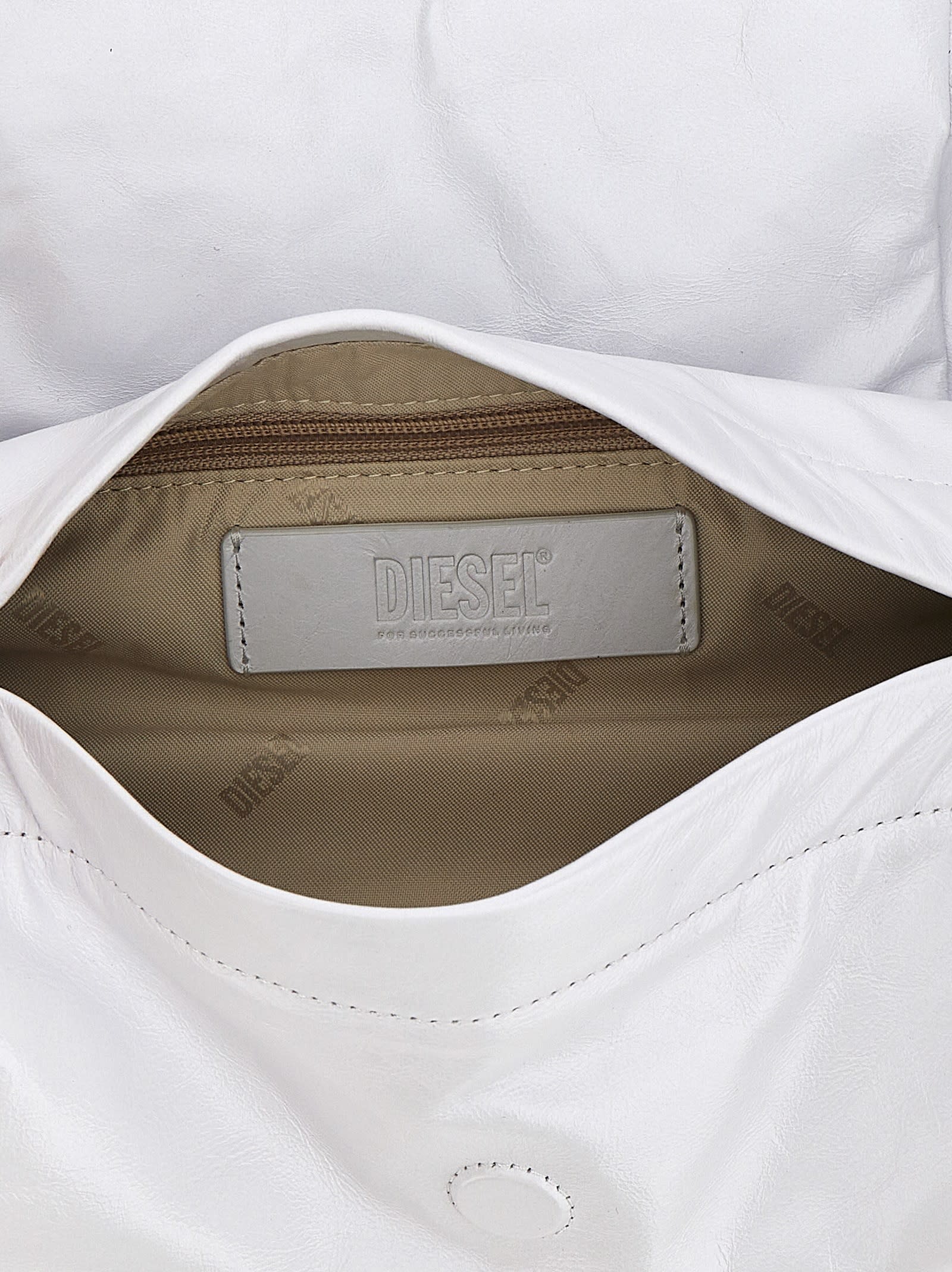 DIESEL SCRUNCH-D SHOULDER BAG