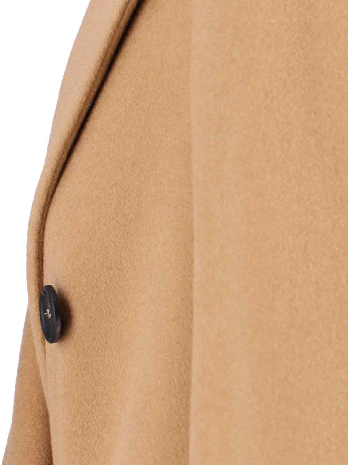 Tagliatore Jole Cashmere Midi Coat In Brown