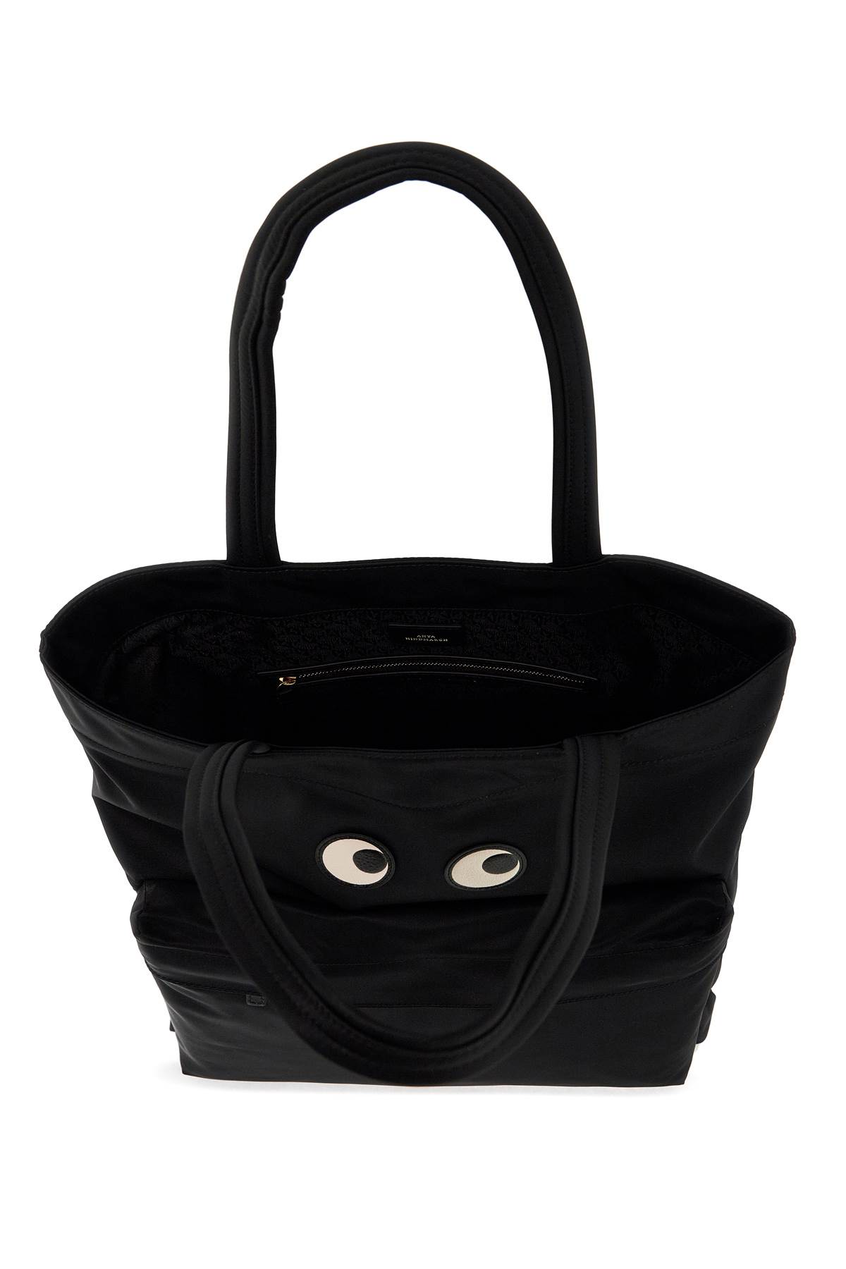 Shop Anya Hindmarch Eyes Tote Bag In Black (black)