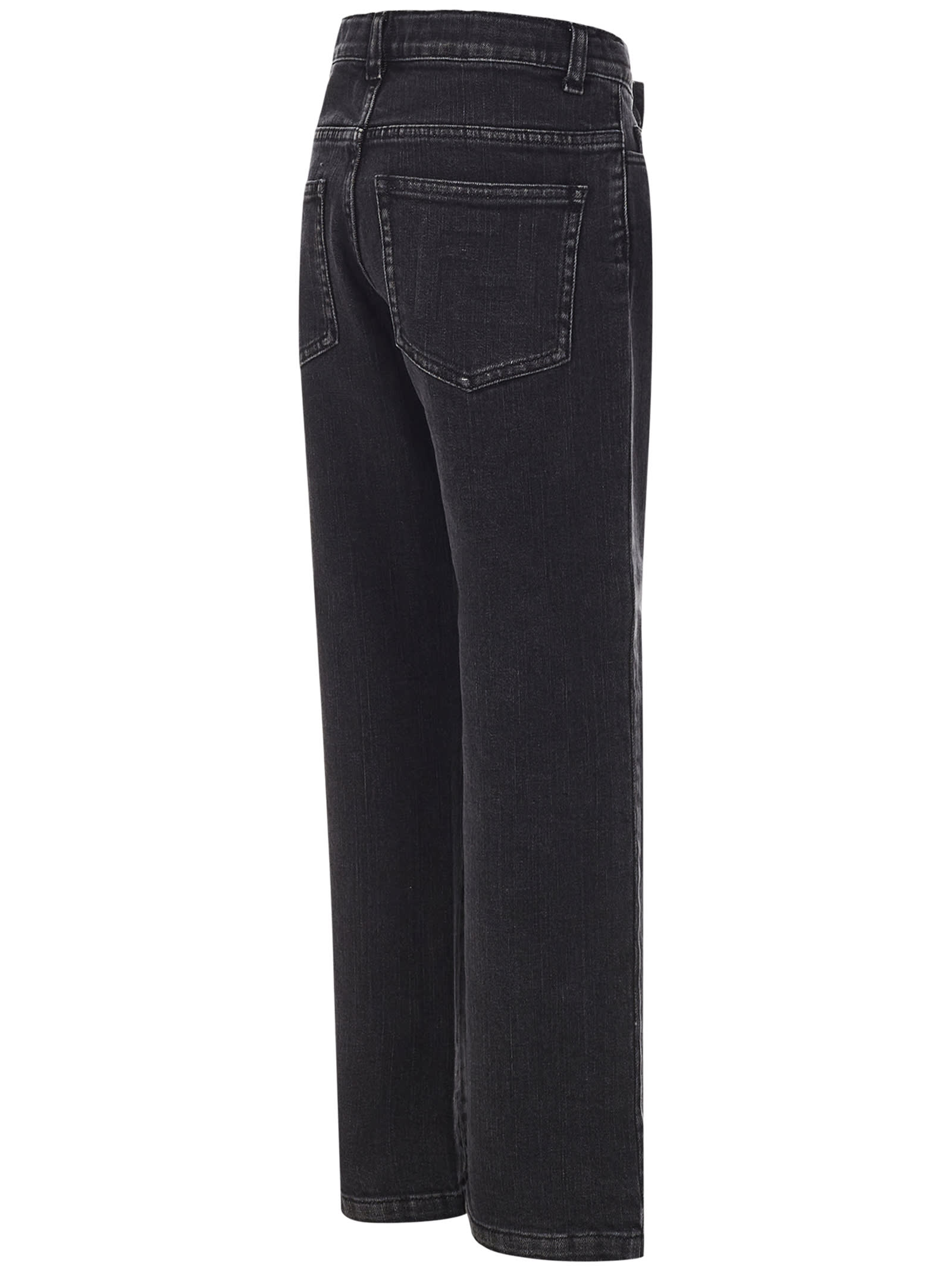 Shop Fendi Jeans In Black
