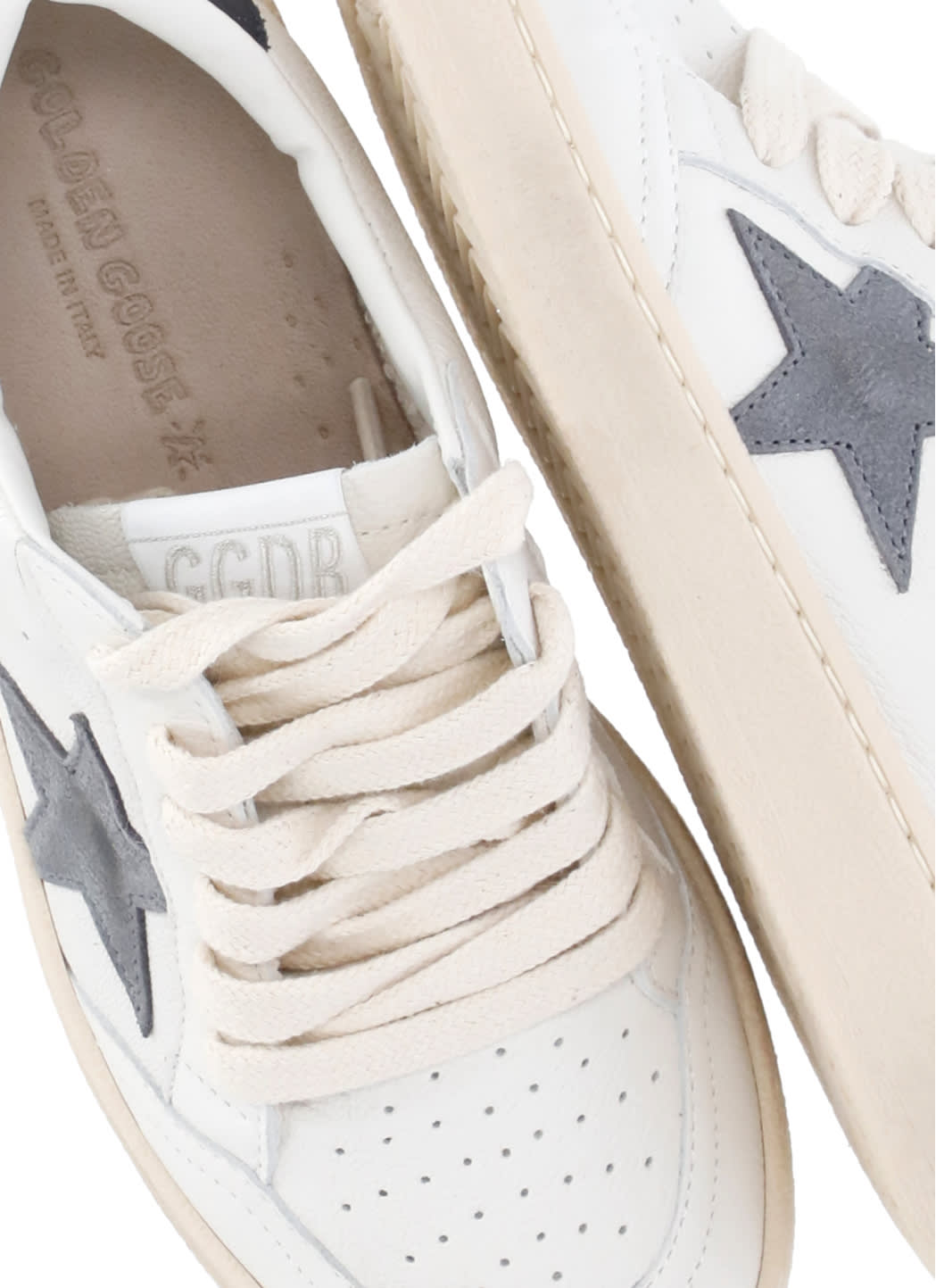 Golden Goose Ball Star New Sneakers In White