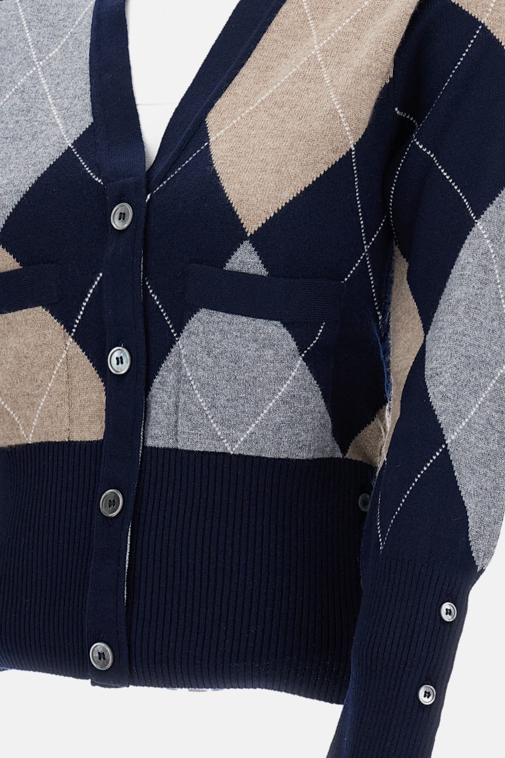Thom Browne Womens Cardigan In Blue