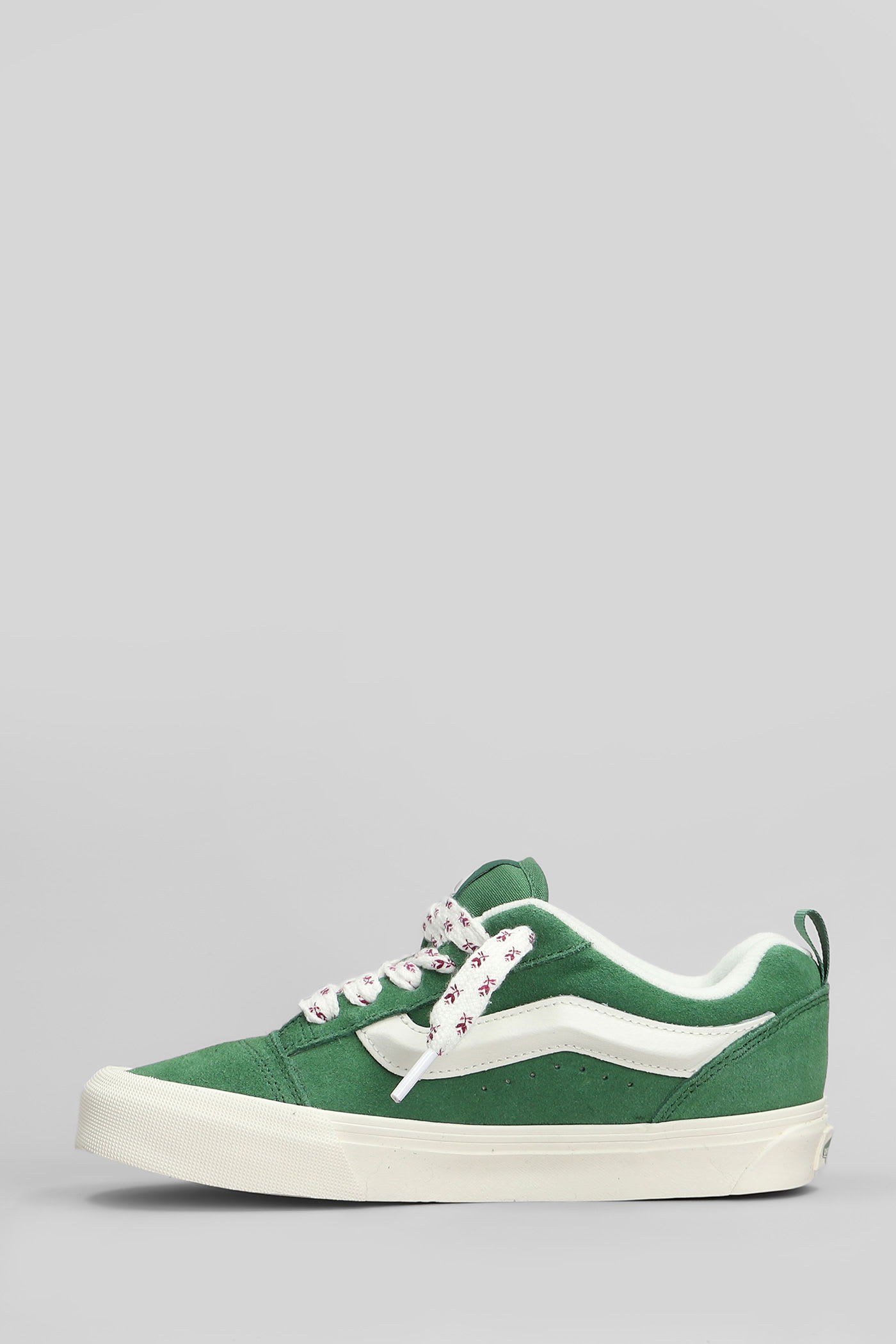 Vans Knu Skool Sneakers In Green Suede In Green