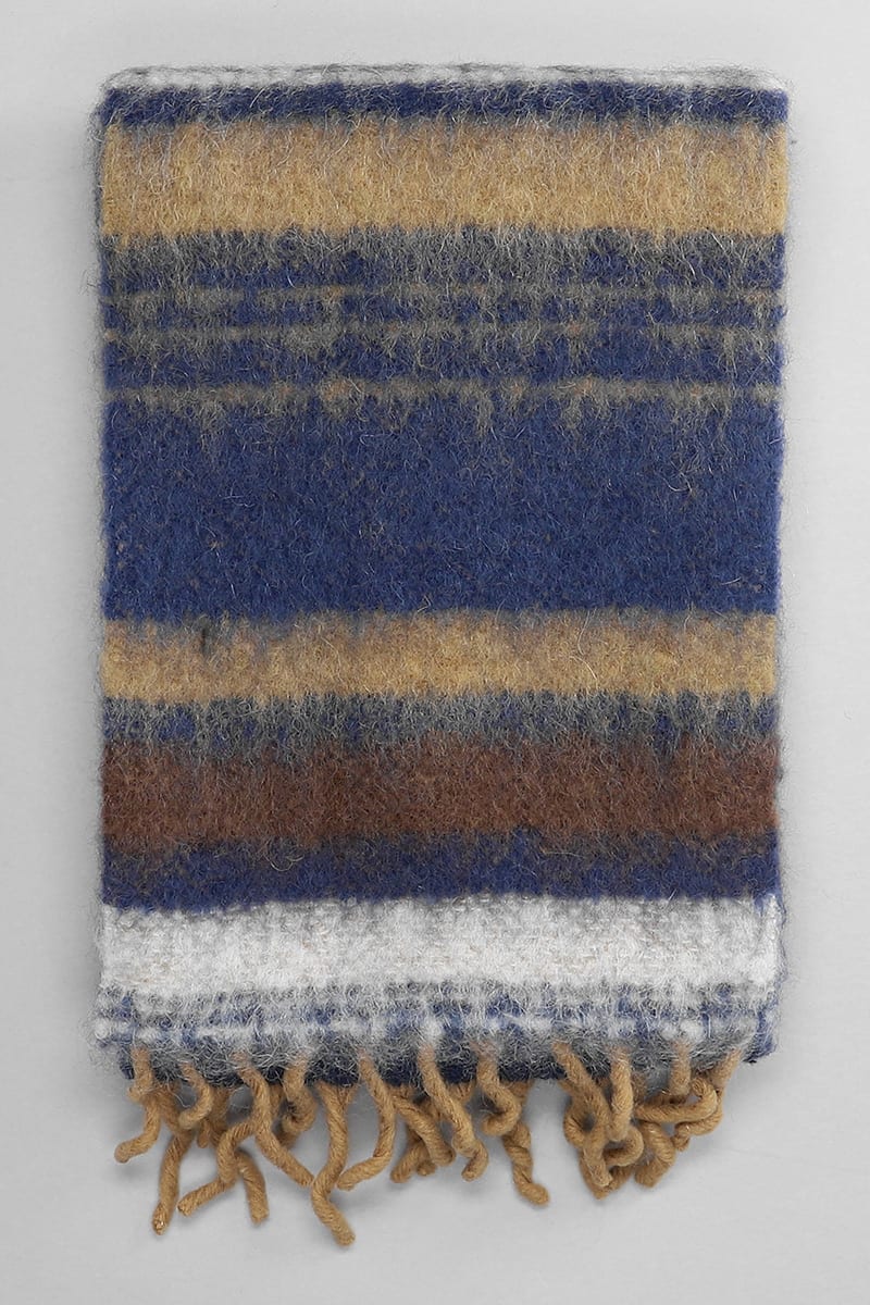 Marni Scarve In Blue Wool