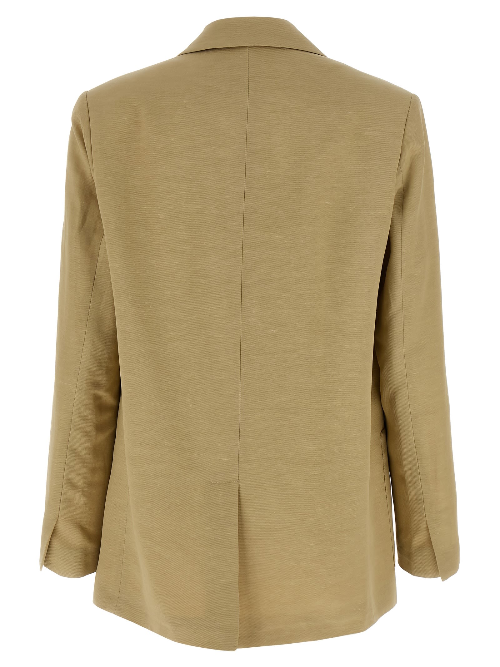 NUDE LINEN BLAZER