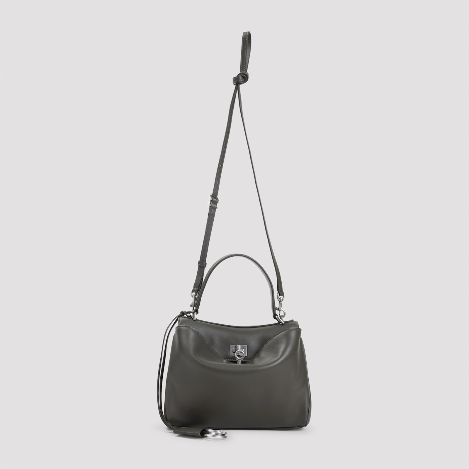 Balenciaga Rodeo Top Handle Handbag Women In Green