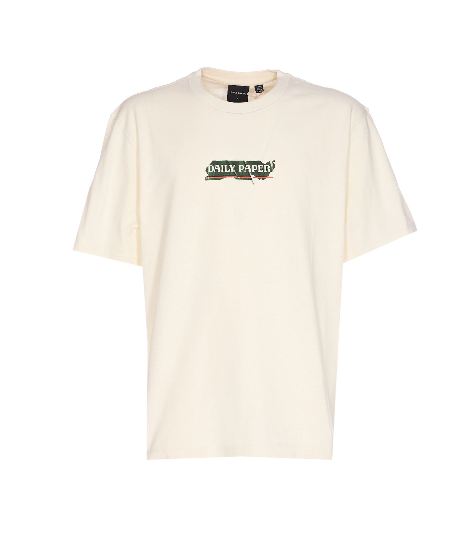Daily Paper Sticker Ss T-shirt In Neutral