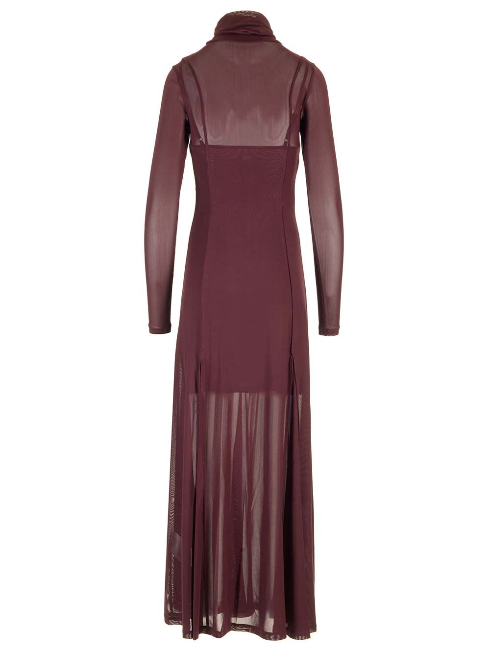 REMAIN BIRGER CHRISTENSEN MESH MAXI DRESS 