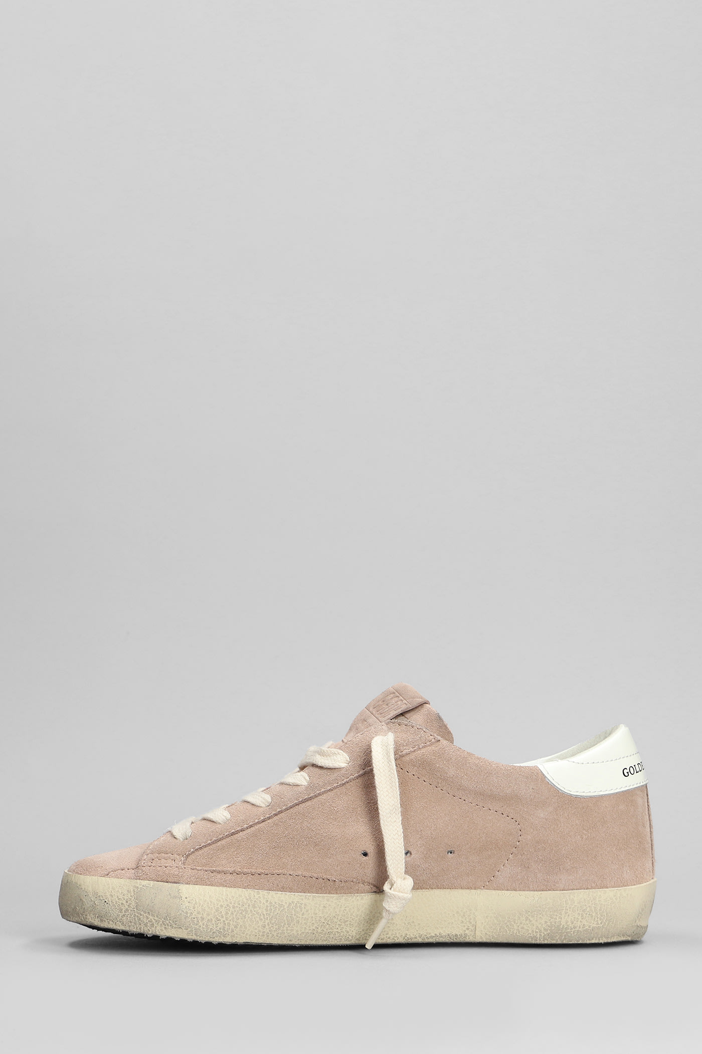 Shop Golden Goose Superstar Sneakers In Rose-pink Suede