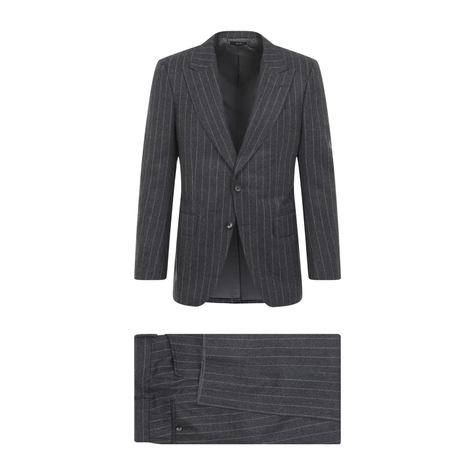 Shop Tom Ford Wool Suit In Grey