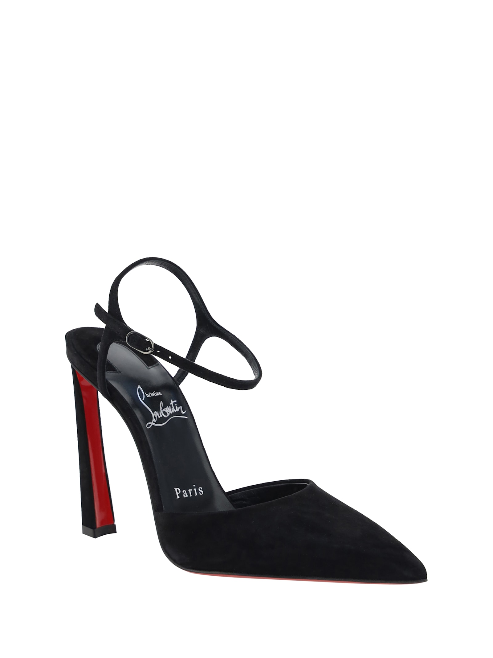 Christian Louboutin Condora Riviera 100 In Black/lin Black