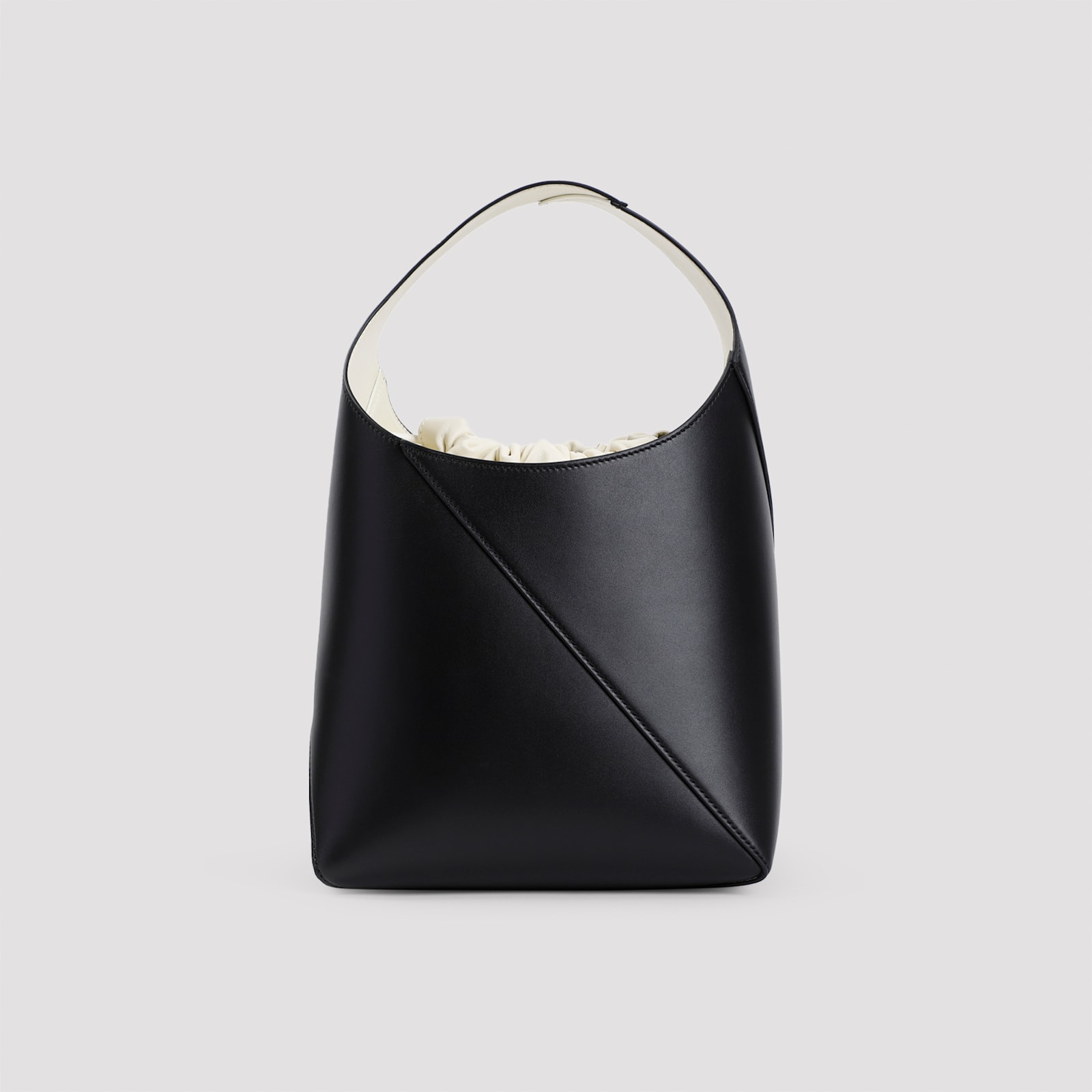 Shop Jil Sander Vertigo Hobo Bag In Black