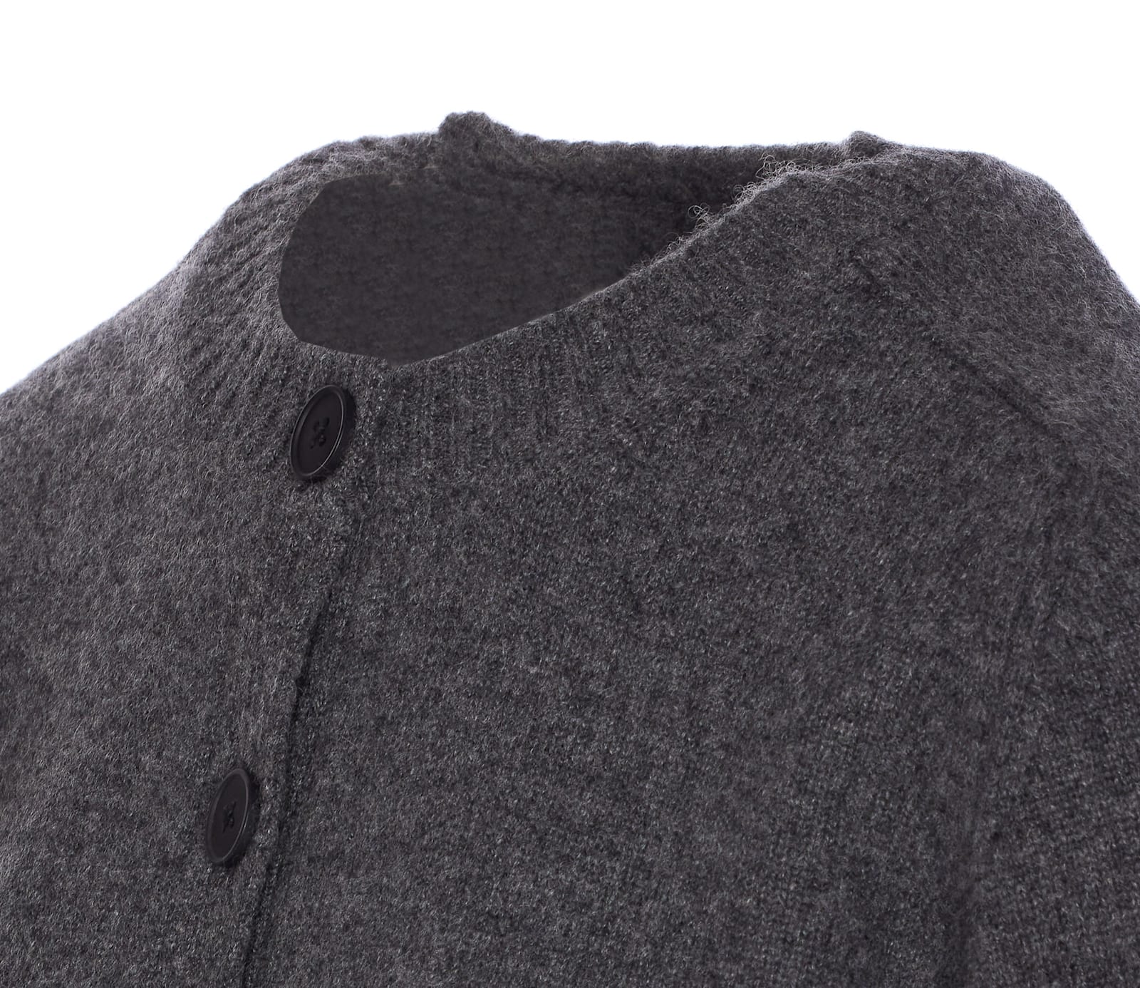 Loulou Studio Loulou Charcoal Cashmere Zephir Cardigan In Gray