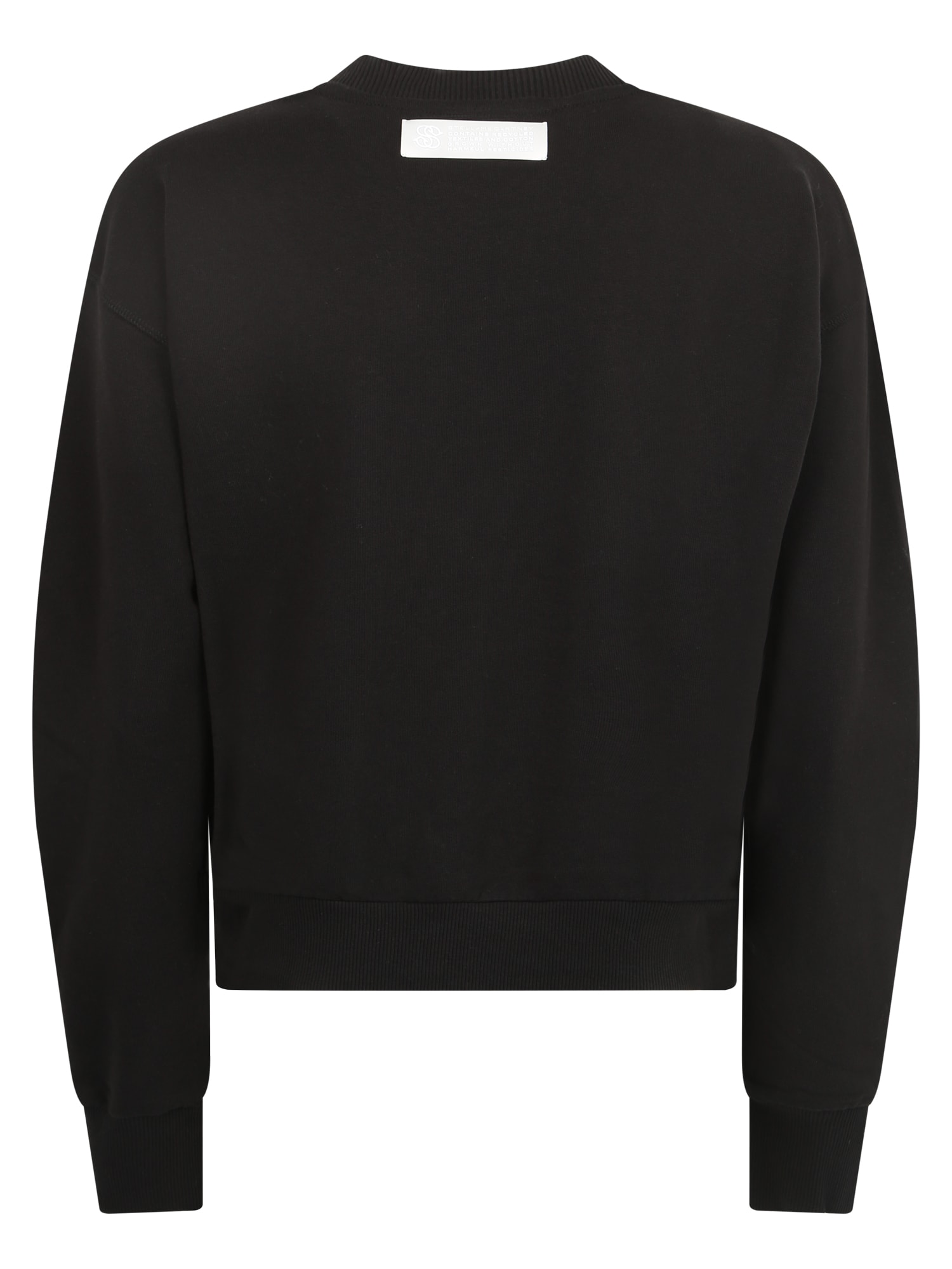 Shop Stella Mccartney Smile Bunny Sweatshirt In Black