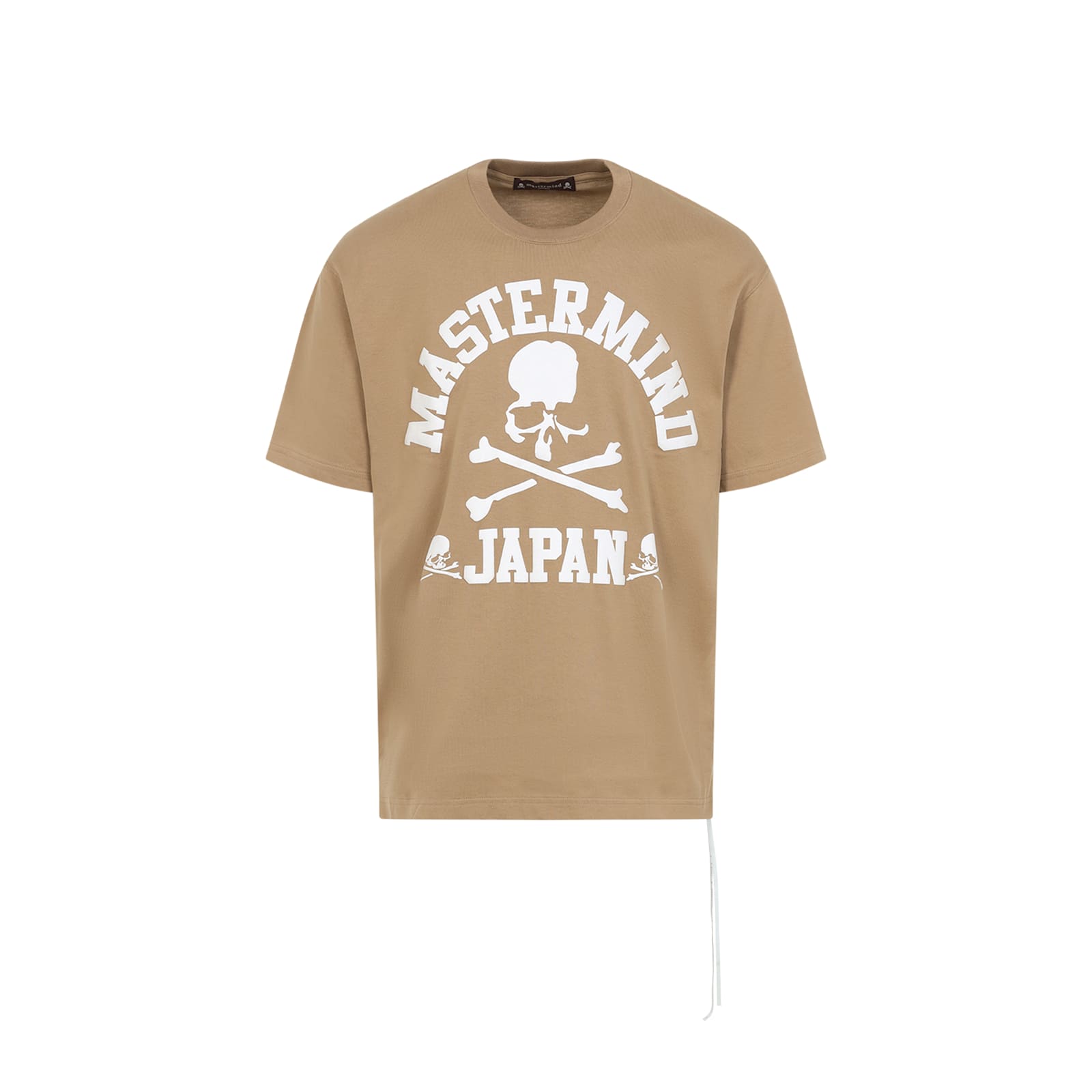 Mastermind Japan Mastermind Oversized Skull Graphic T-shirt In Neutral Cotton In Sand