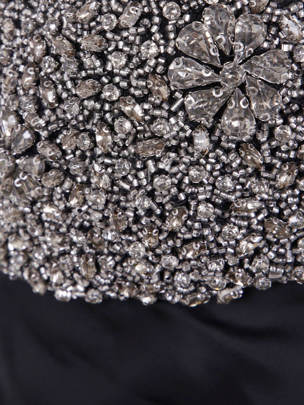 Twinset Sleeveless Dress With Decoration In Black