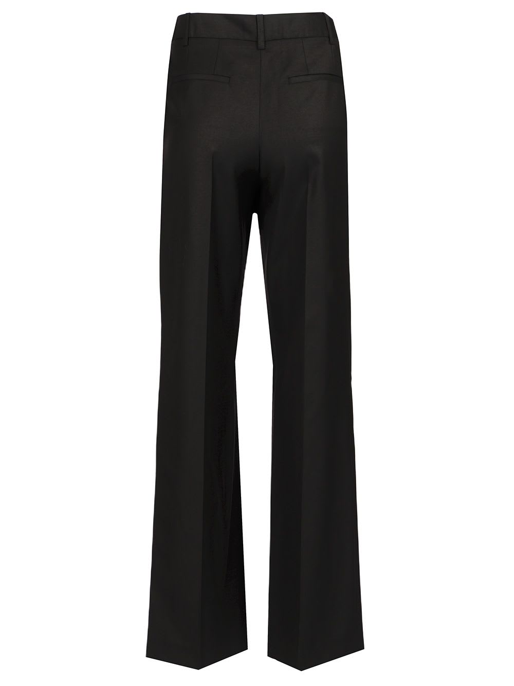 LOULOU STUDIO HIGH-WAISTED WOOL GABARDINE TROUSERS