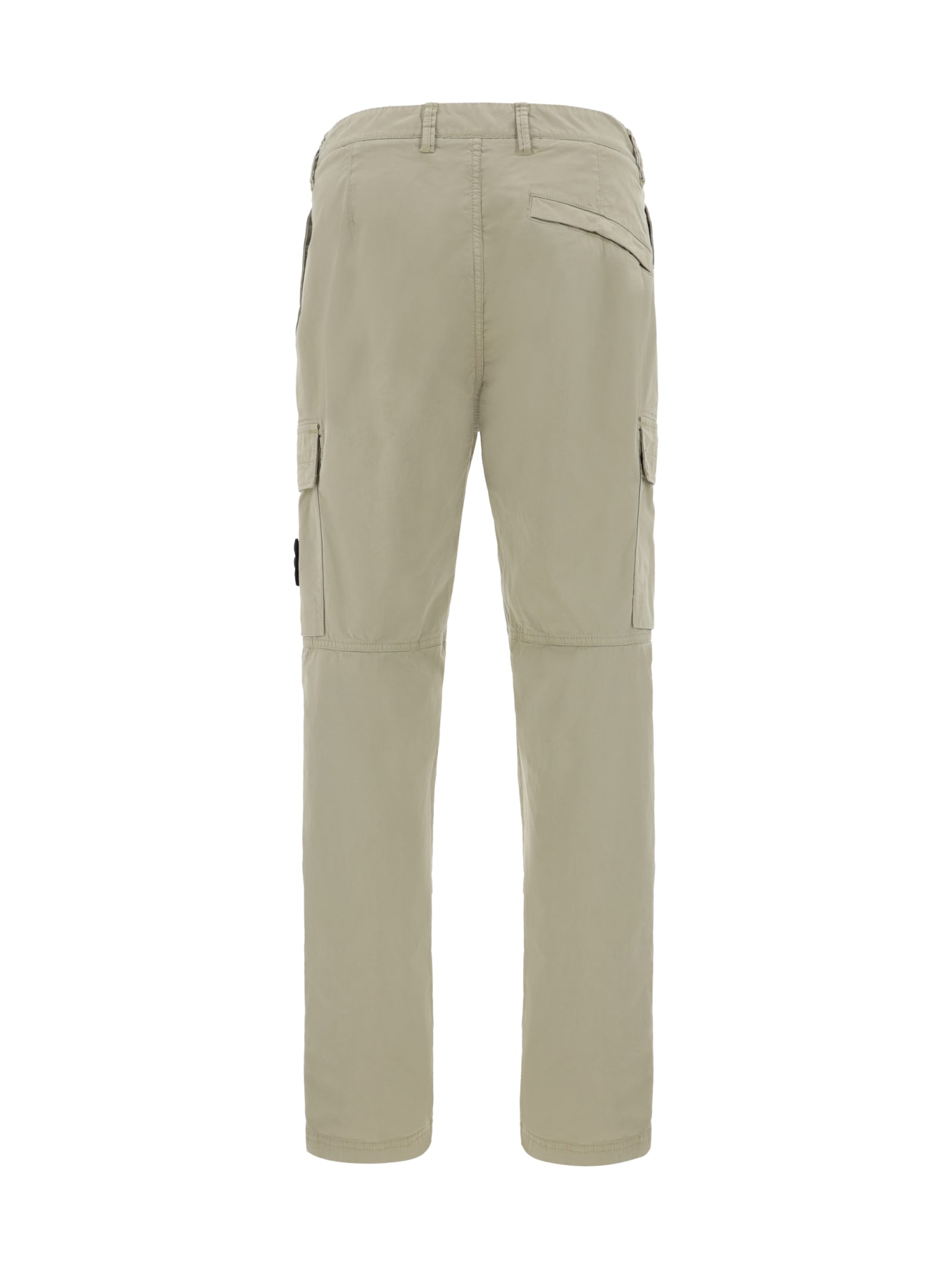 Shop Stone Island Tapered Pants In Sand