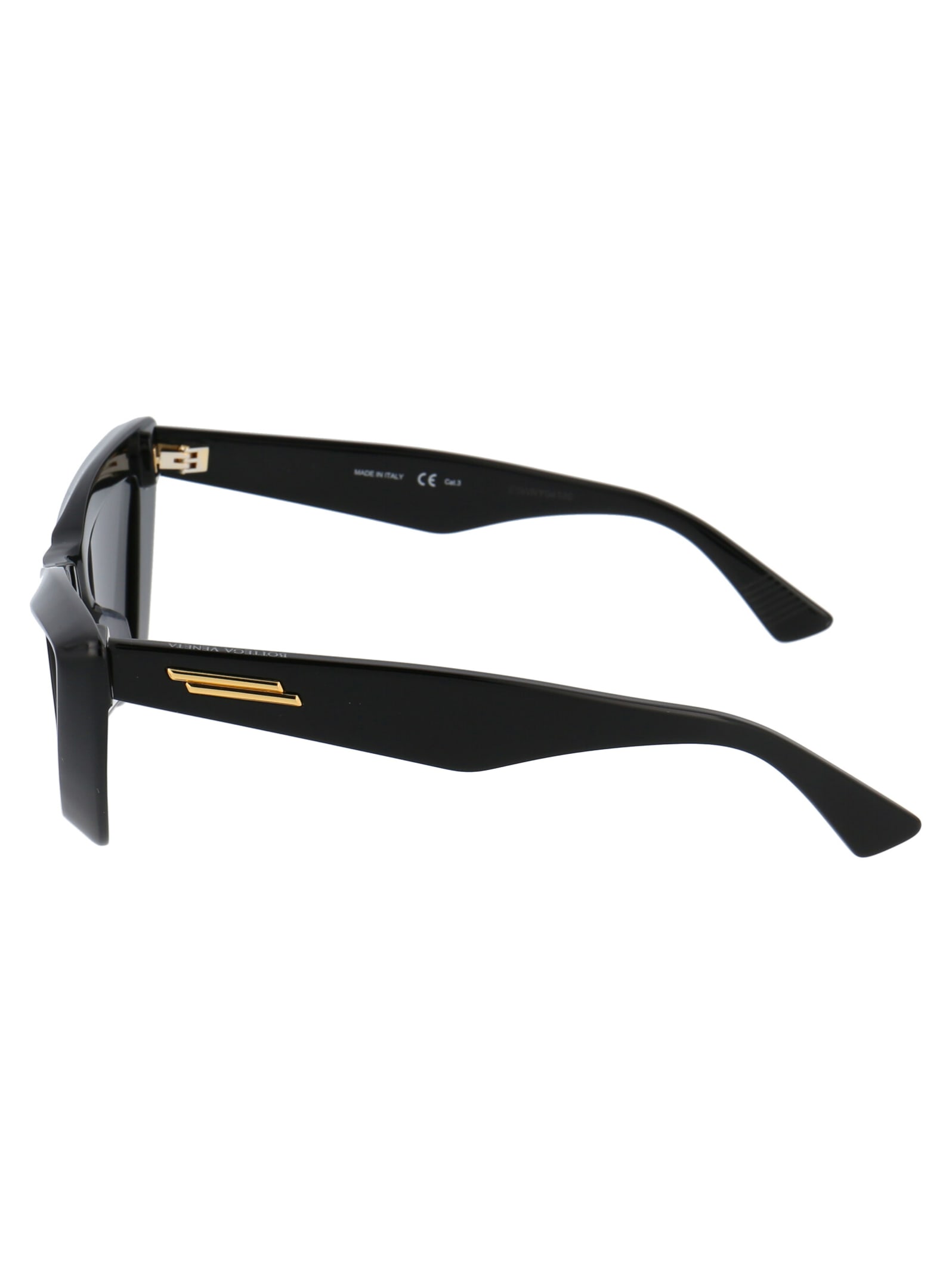 Shop Bottega Veneta Bv1101s Sunglasses In 001 Black Black Grey