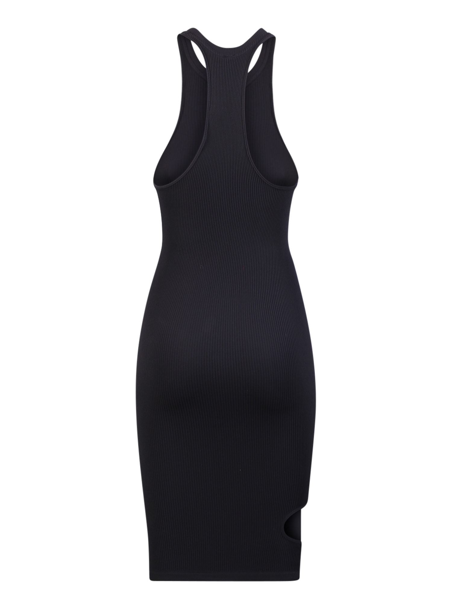 Shop Andreädamo Black Close-fitting Stretch Dress