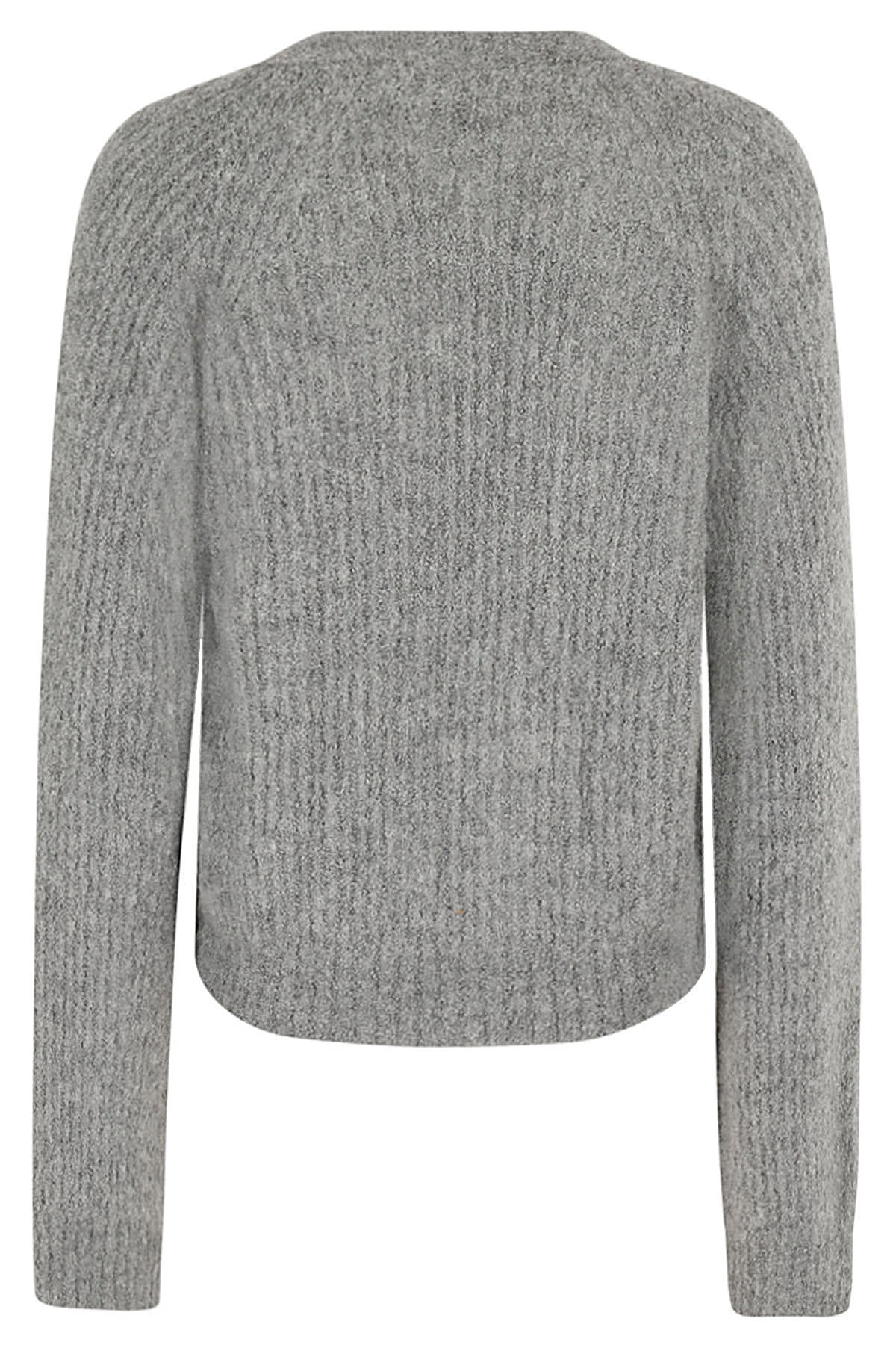 Shop Roberto Collina Cardigan Costa Inglese Boucle In Grigio