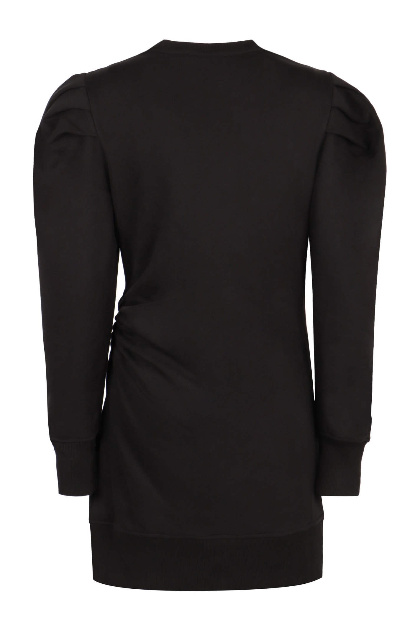 Shop Nina Ricci Cotton Sweatdress In Black